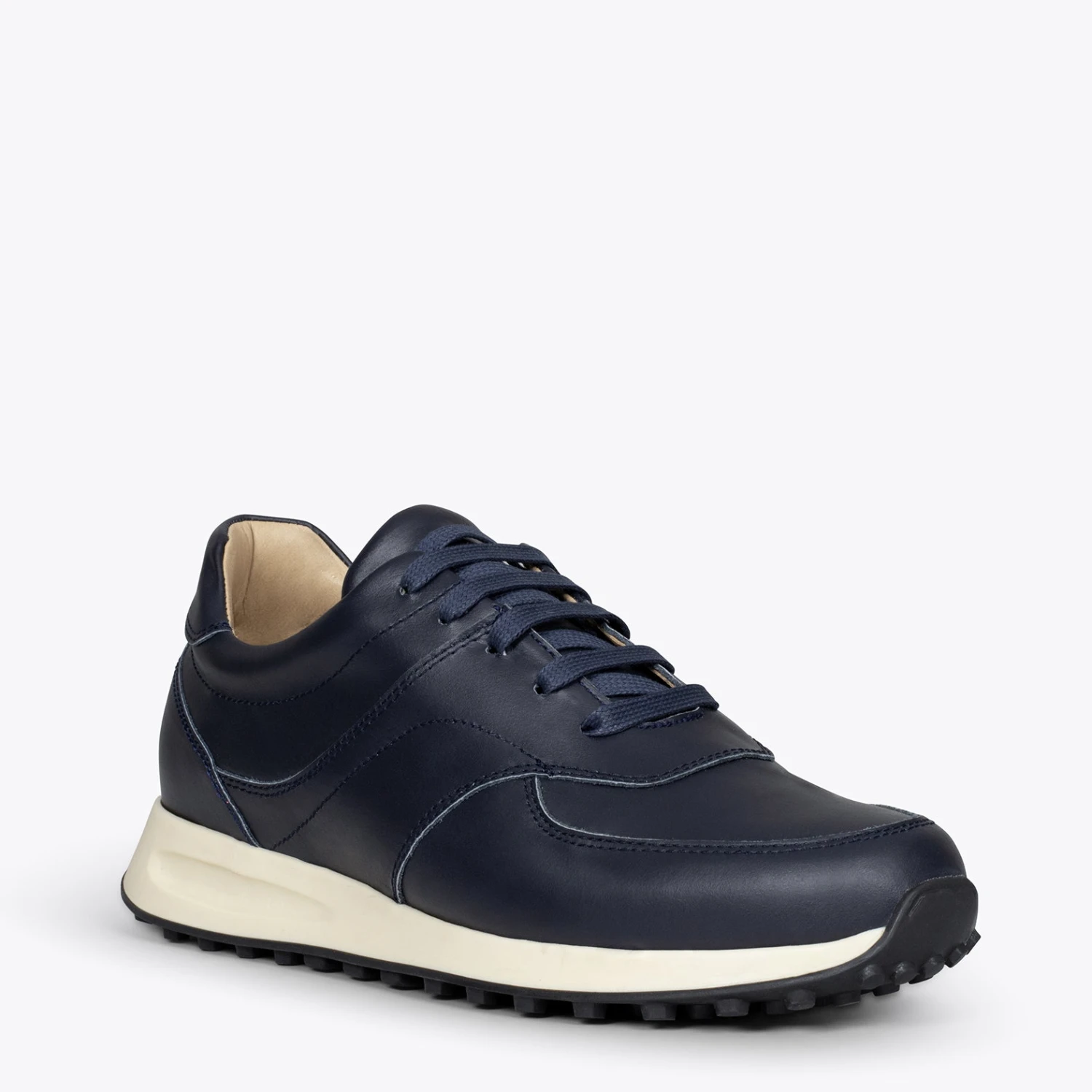 YORK - Baskets Habillées Pour Homme BLEU MARINE – Image 4