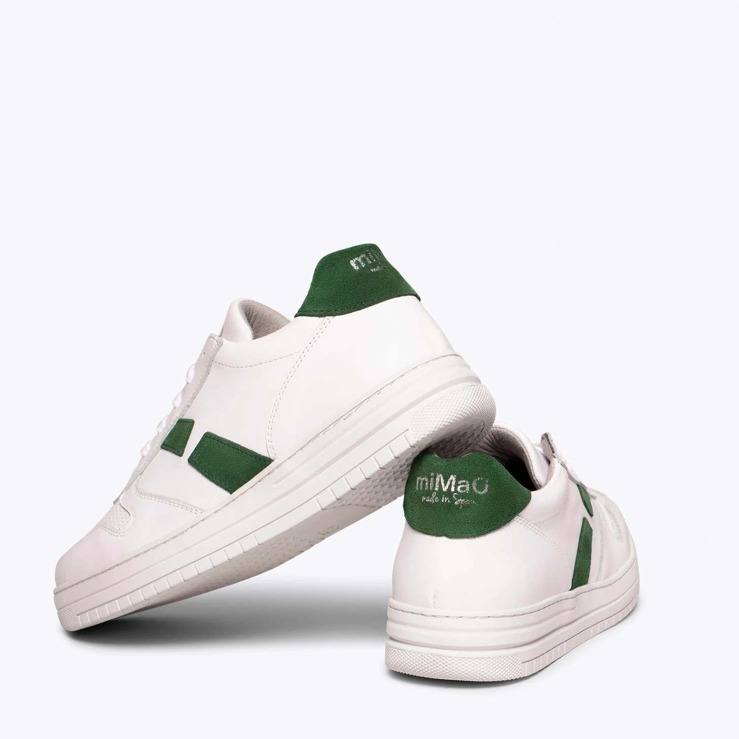 FUN - Baskets BLANC/VERT Pour Femme Memory Absorber Foam – Image 4