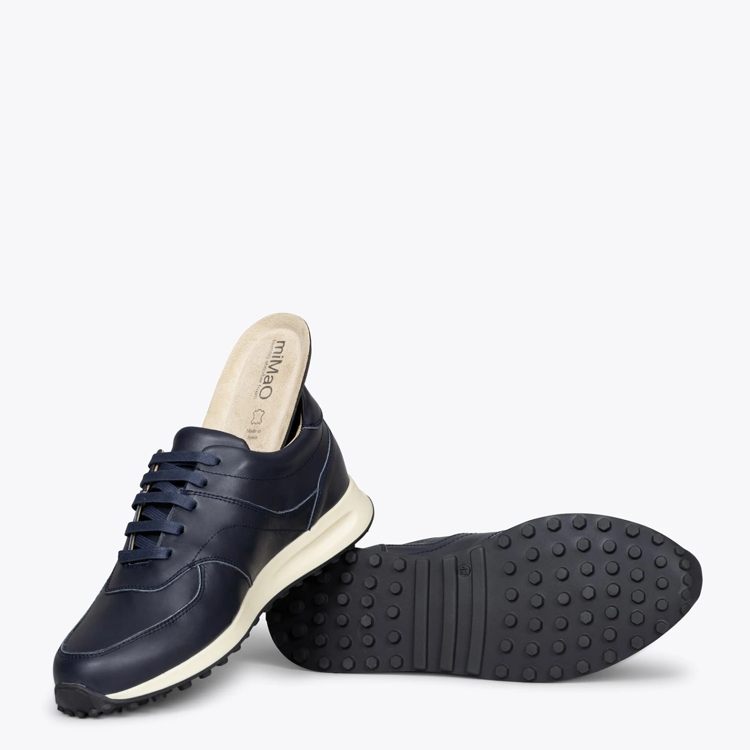 YORK - Baskets Habillées Pour Homme BLEU MARINE – Image 5