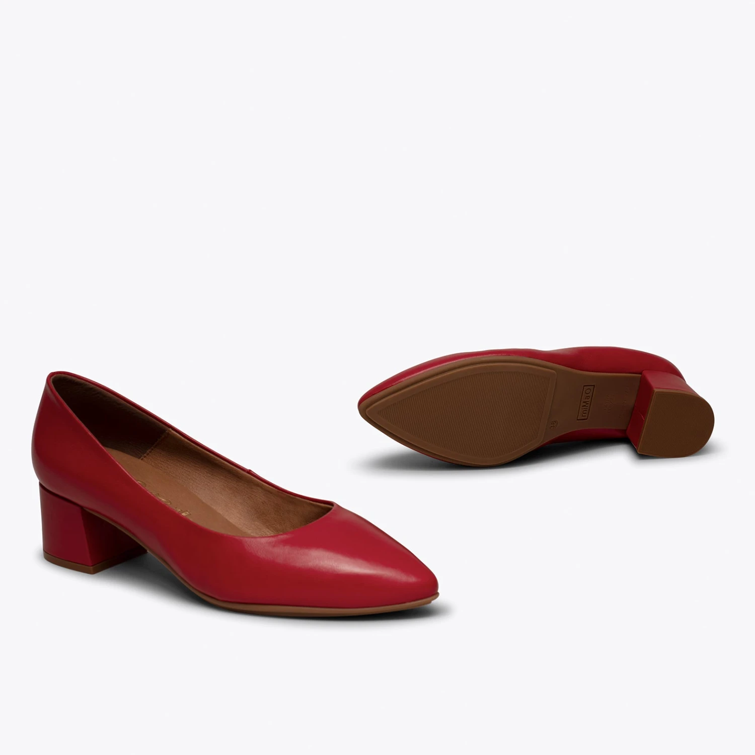 FEMME- Escarpins à Talons ROUGE – Image 5