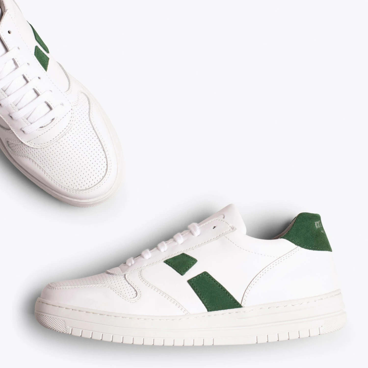 FUN - Baskets BLANC/VERT Pour Femme Memory Absorber Foam – Image 3