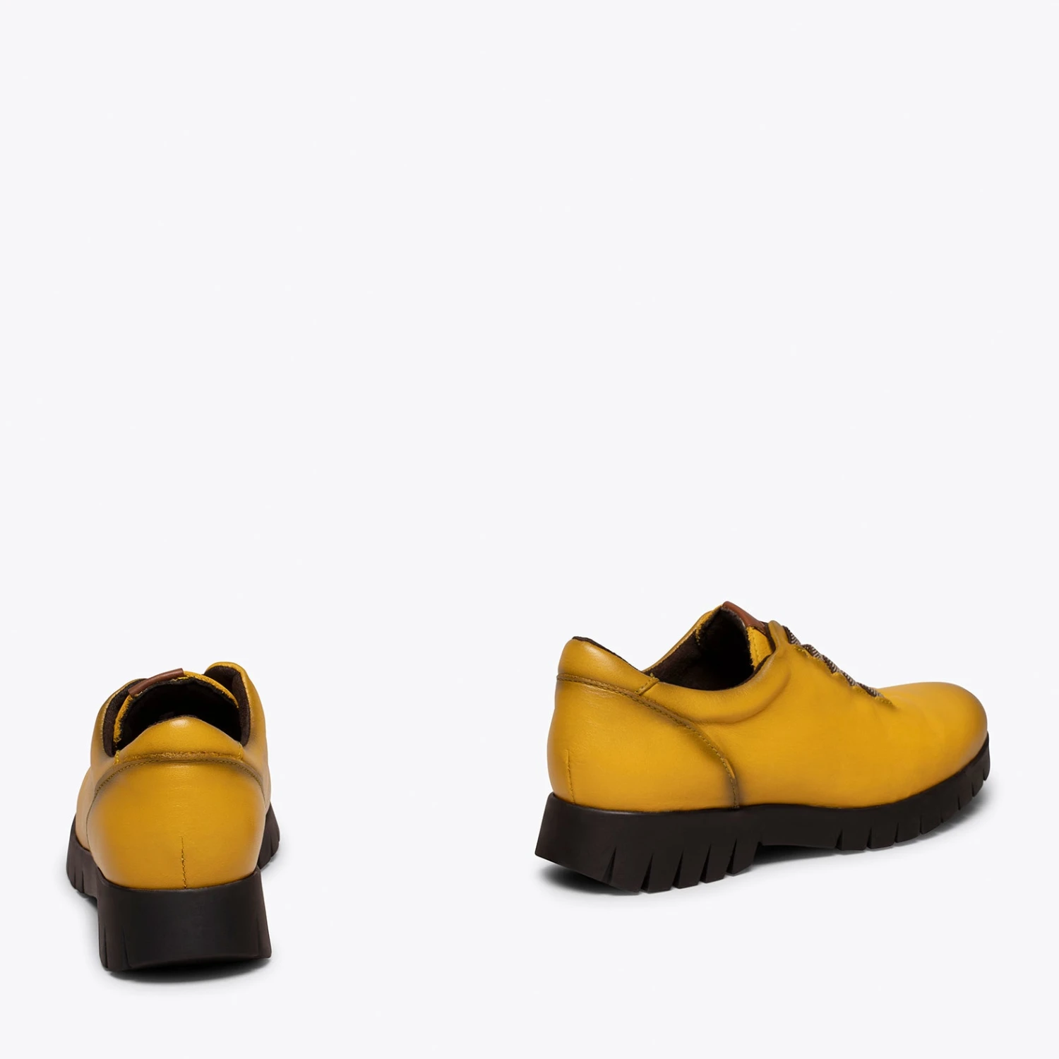 CONFORT - Chaussure De Sport Pour Femmes MOUTARDE – Image 4