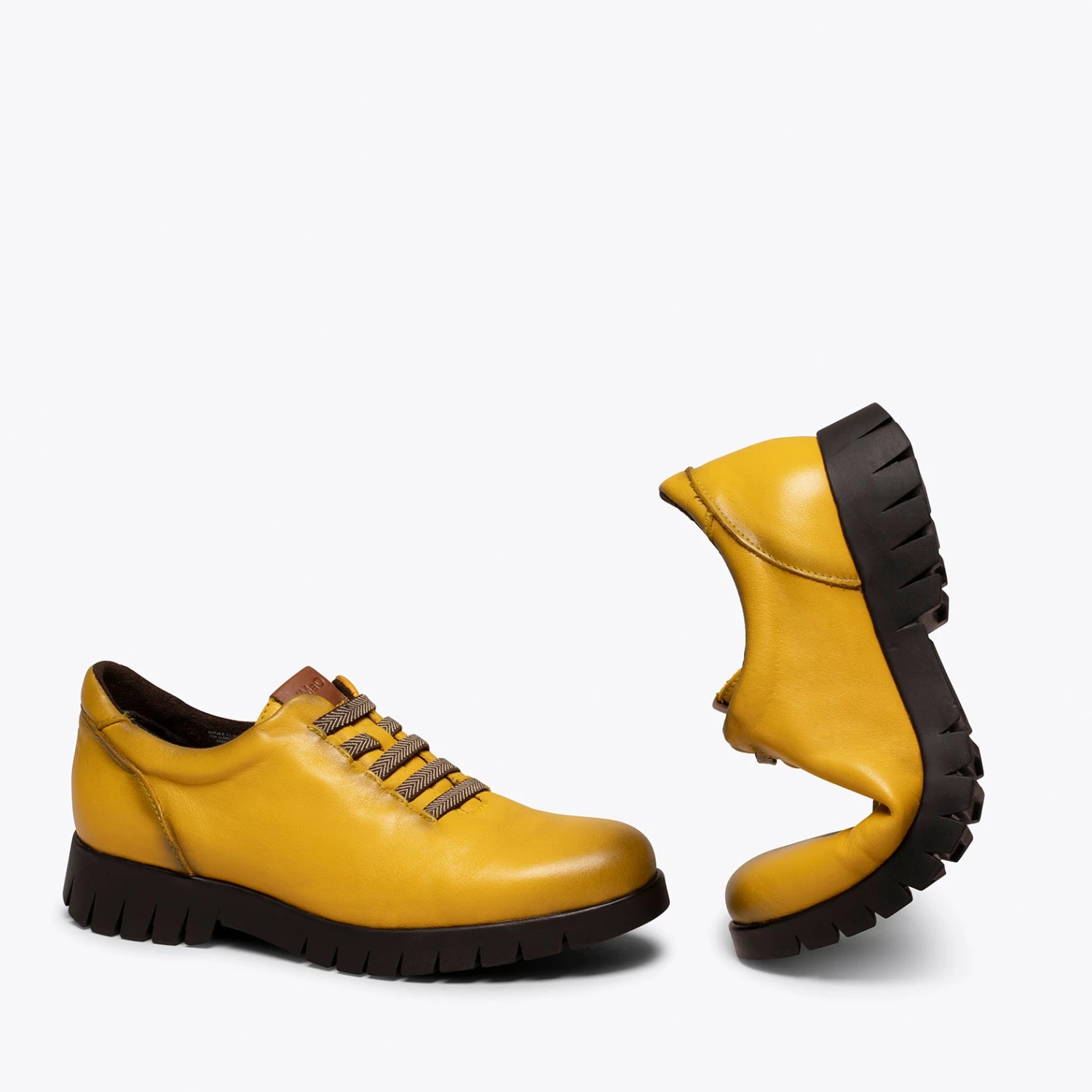 CONFORT - Chaussure De Sport Pour Femmes MOUTARDE – Image 5