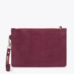 URBAN - Pochette Lisse Pour Femme VIN