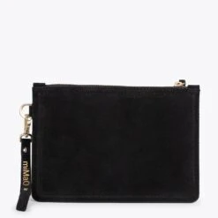 URBAN - Pochette Lisse Pour Femme NOIR