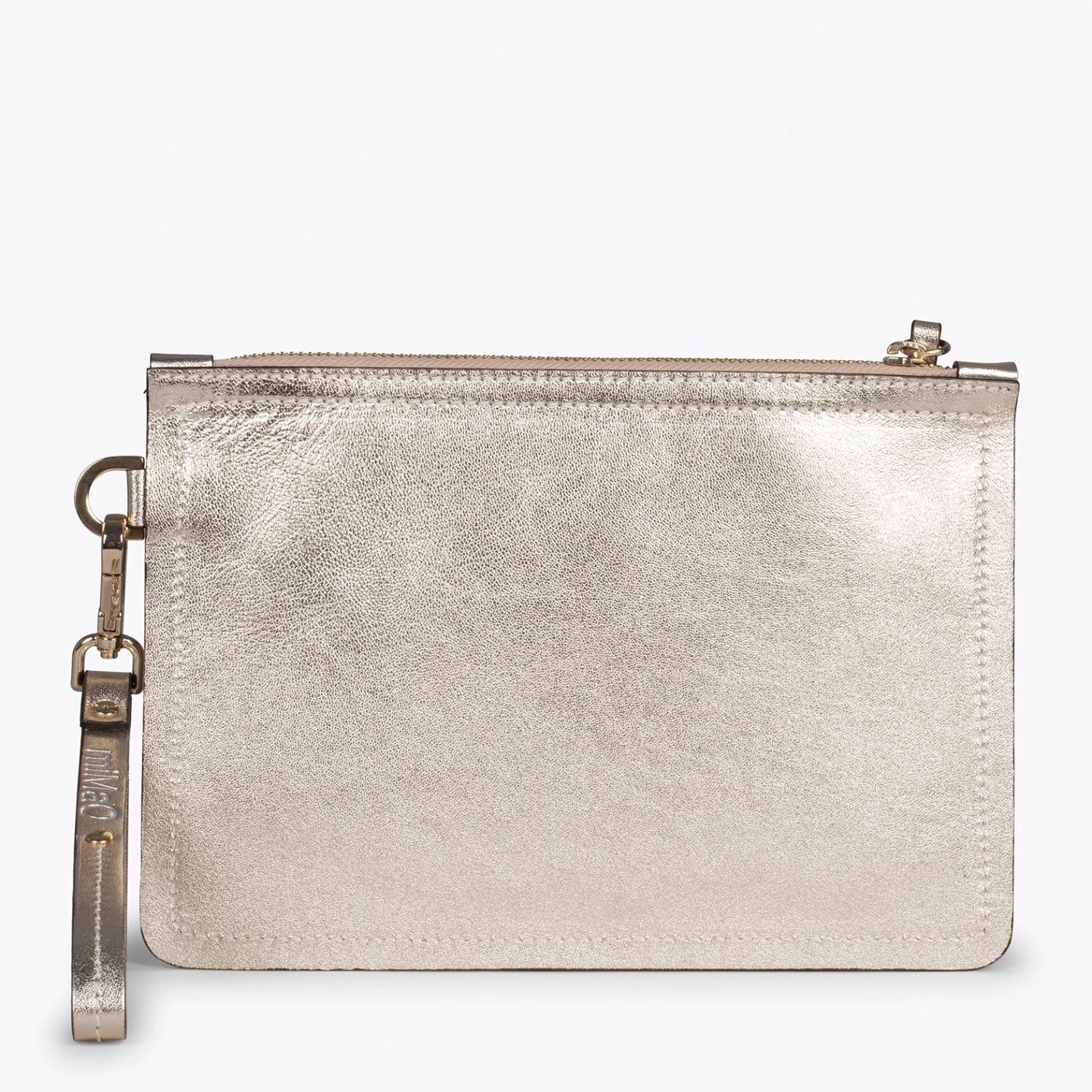 URBAN - Pochette Lisse Pour Femme DORÉ