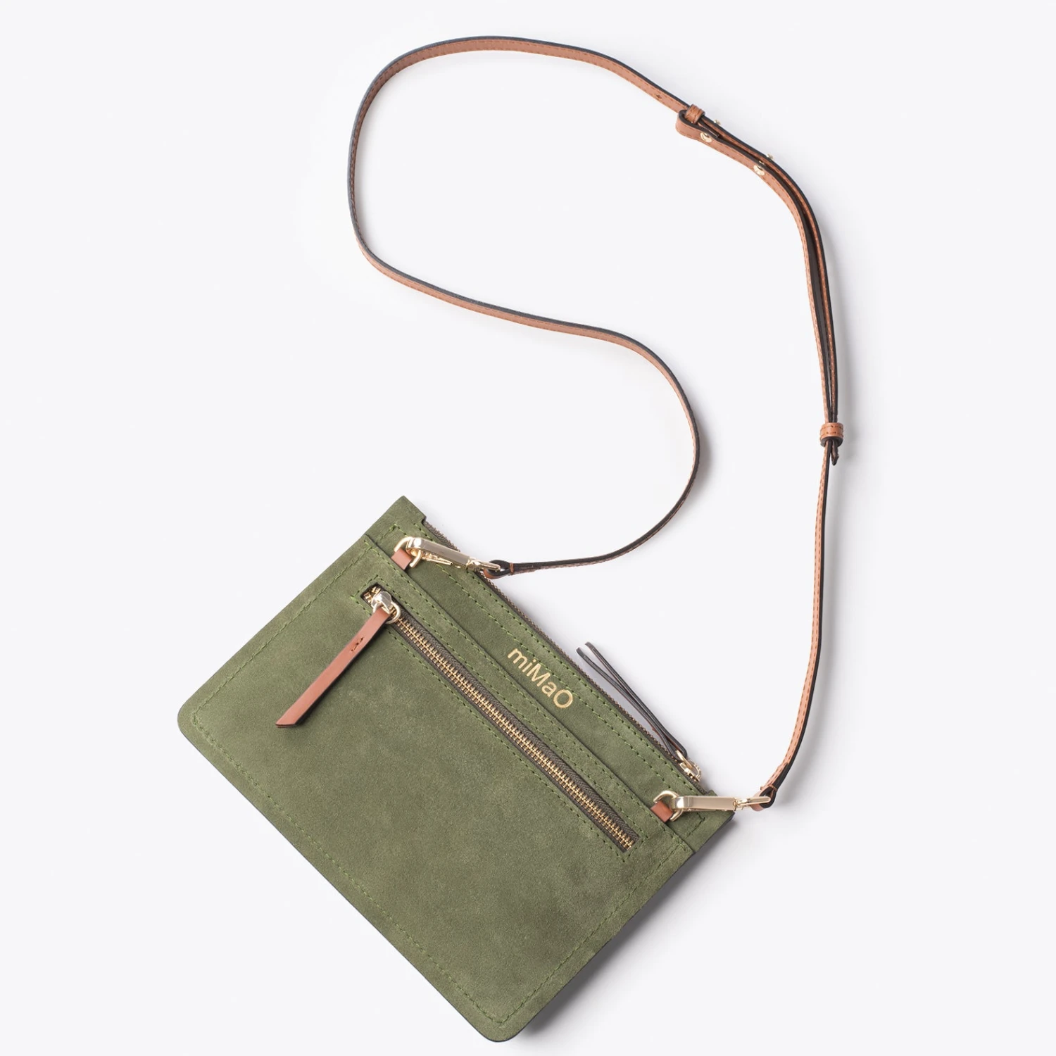 CLASSIC - Pochette à Double Compartiment Pour Femme VERT – Image 2