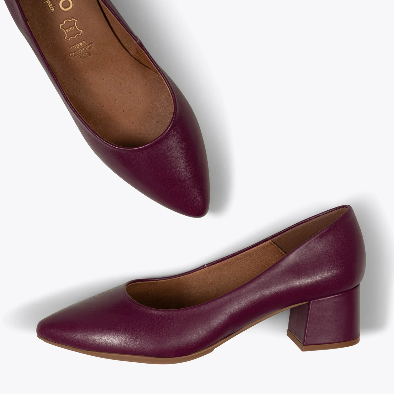 FEMME- Escarpins à Talons BORDEUX – Image 3