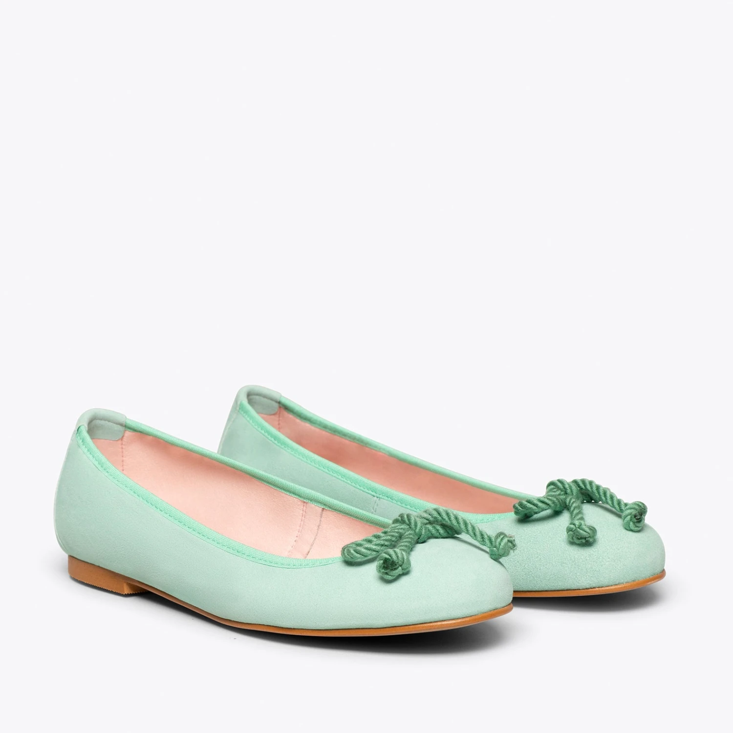 BALLET - Ballerine TURQUOISE Pour Femme Avec Nœud – Image 2