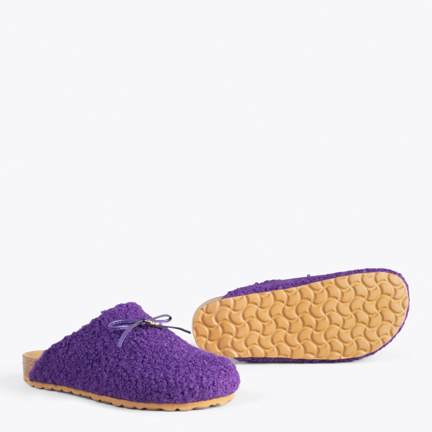 SWEET DREAMS – Pantoufles à Noeud VIOLET – Image 5