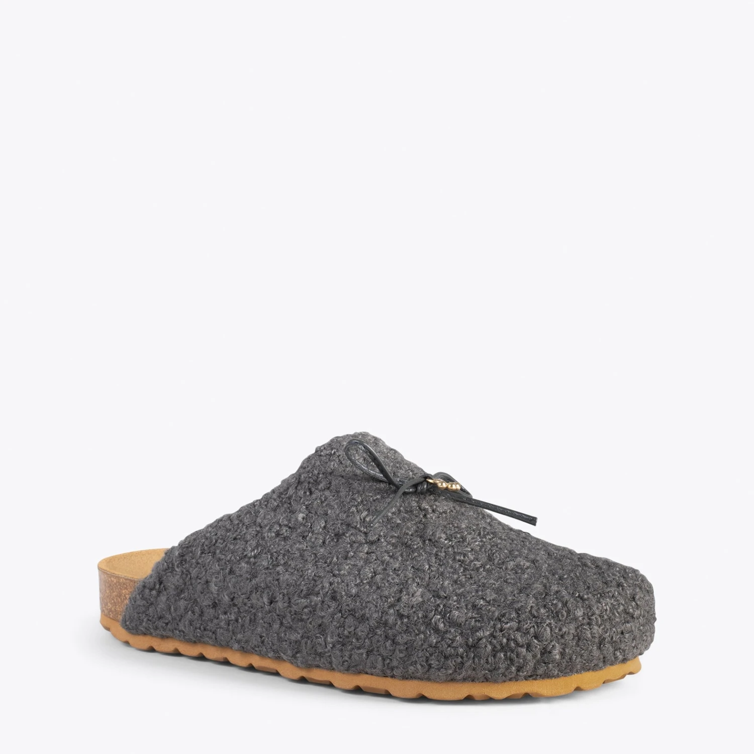 SWEET DREAMS – Pantoufles à Noeud GRIS – Image 4