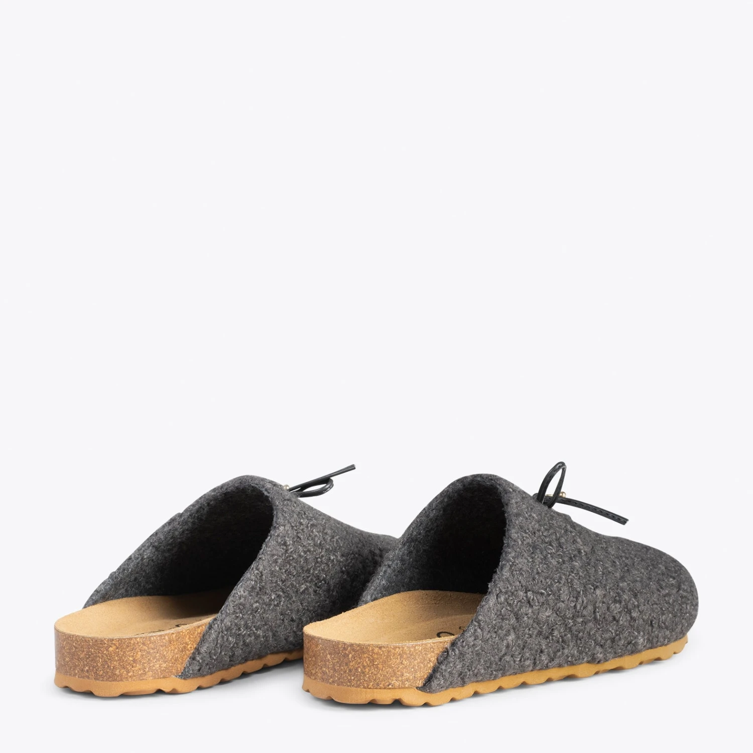 SWEET DREAMS – Pantoufles à Noeud GRIS – Image 3