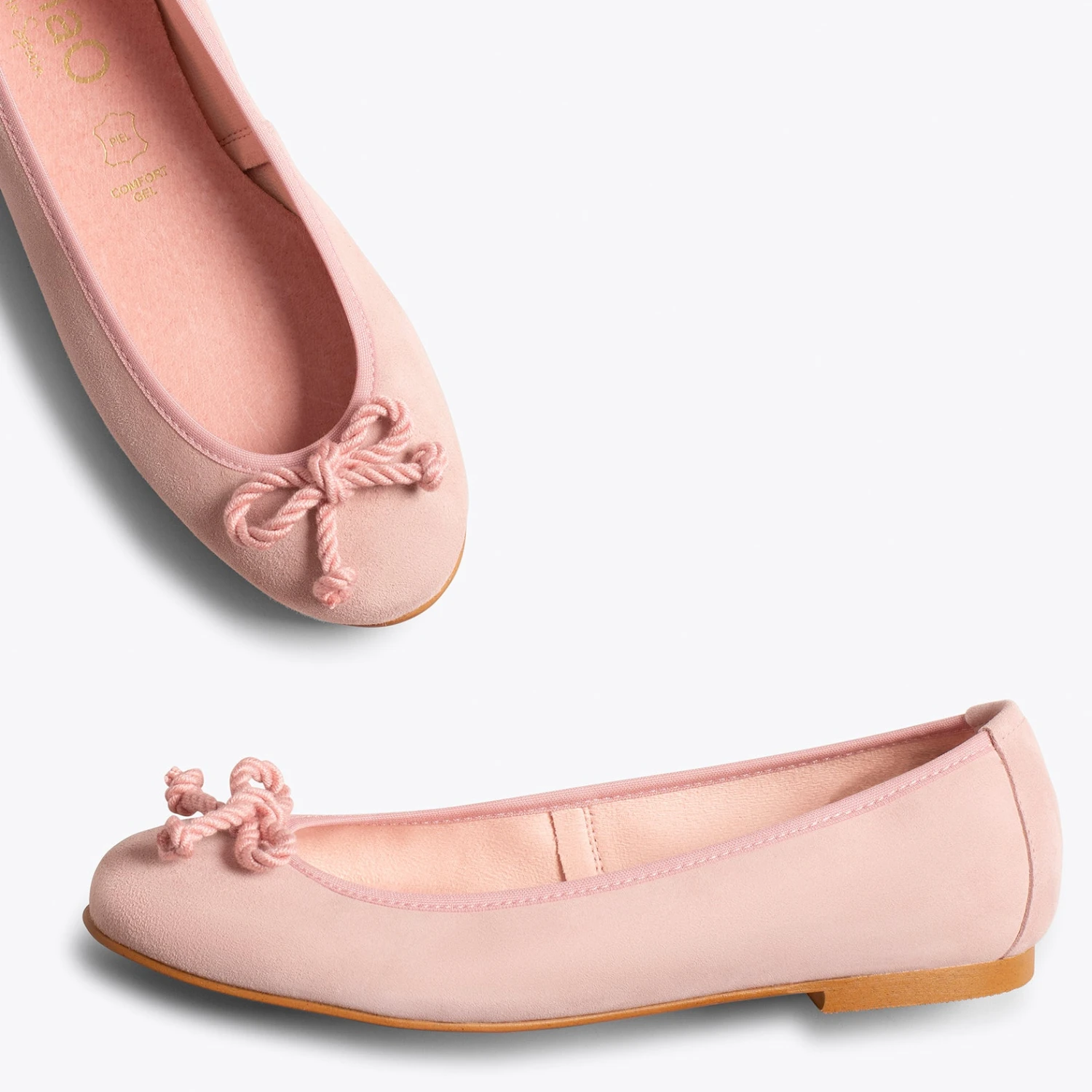 BALLET - Ballerine ROSE Pour Femme Avec Nœud – Image 3