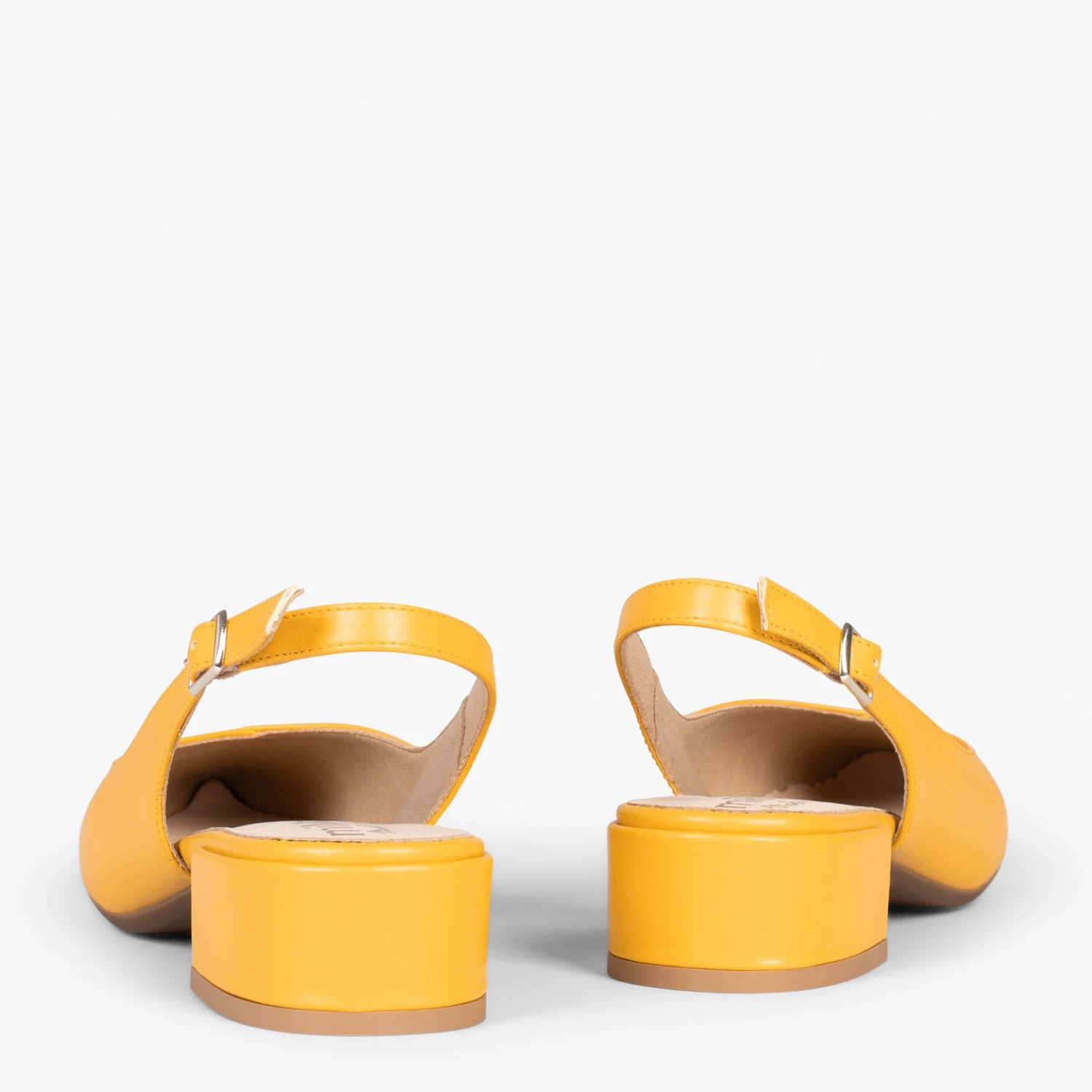 HEAVEN – Slingback à Bout Fin JAUNE – Image 3