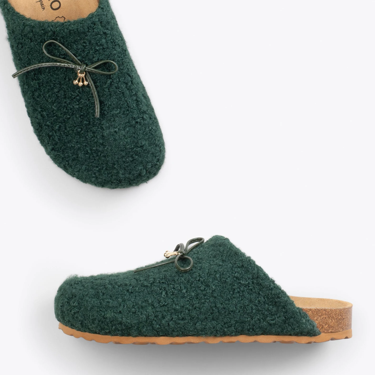 SWEET DREAMS – Pantoufles à Noeud VERT – Image 2