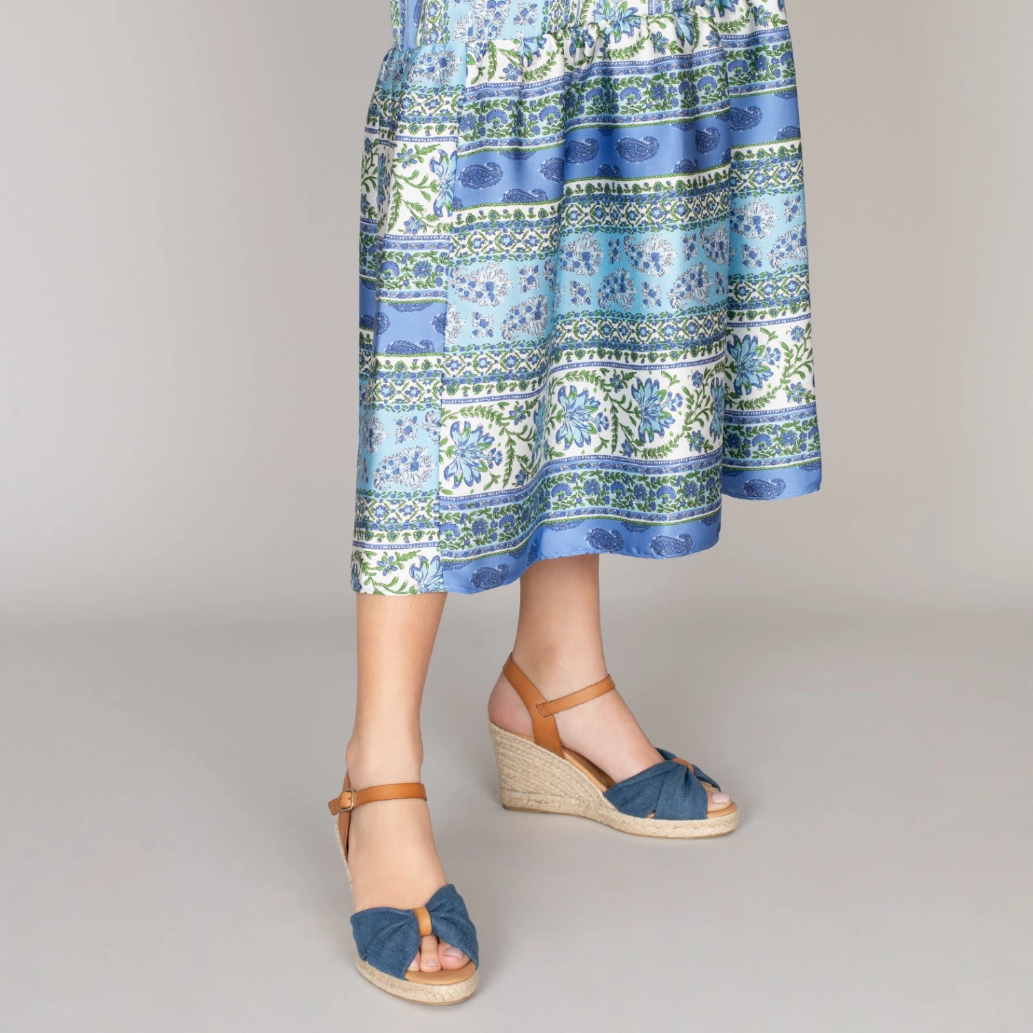 PALMA - Espadrilles En Denim BLEU – Image 6