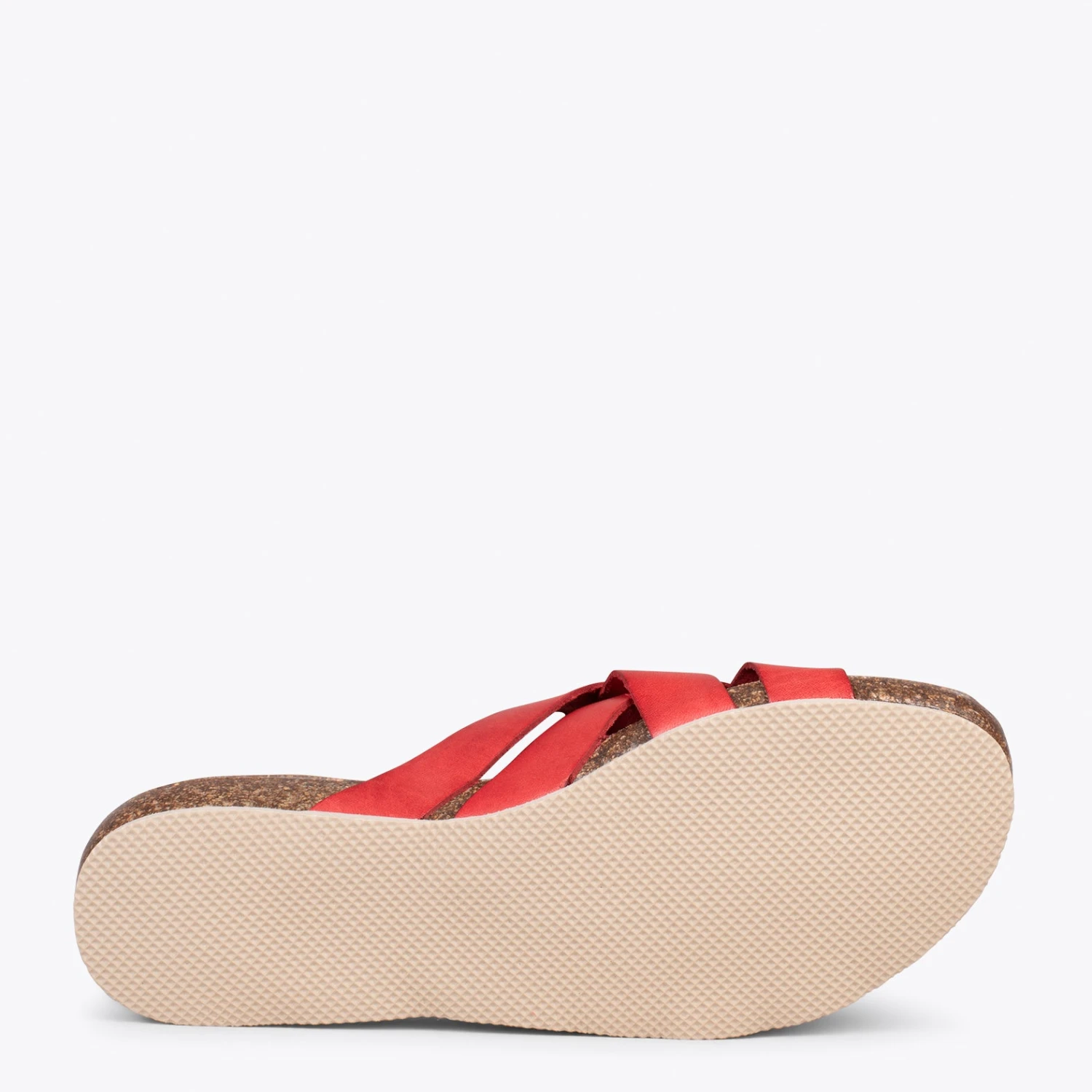 DALIA – Sandales Plates En Couleur ROUGE – Image 5