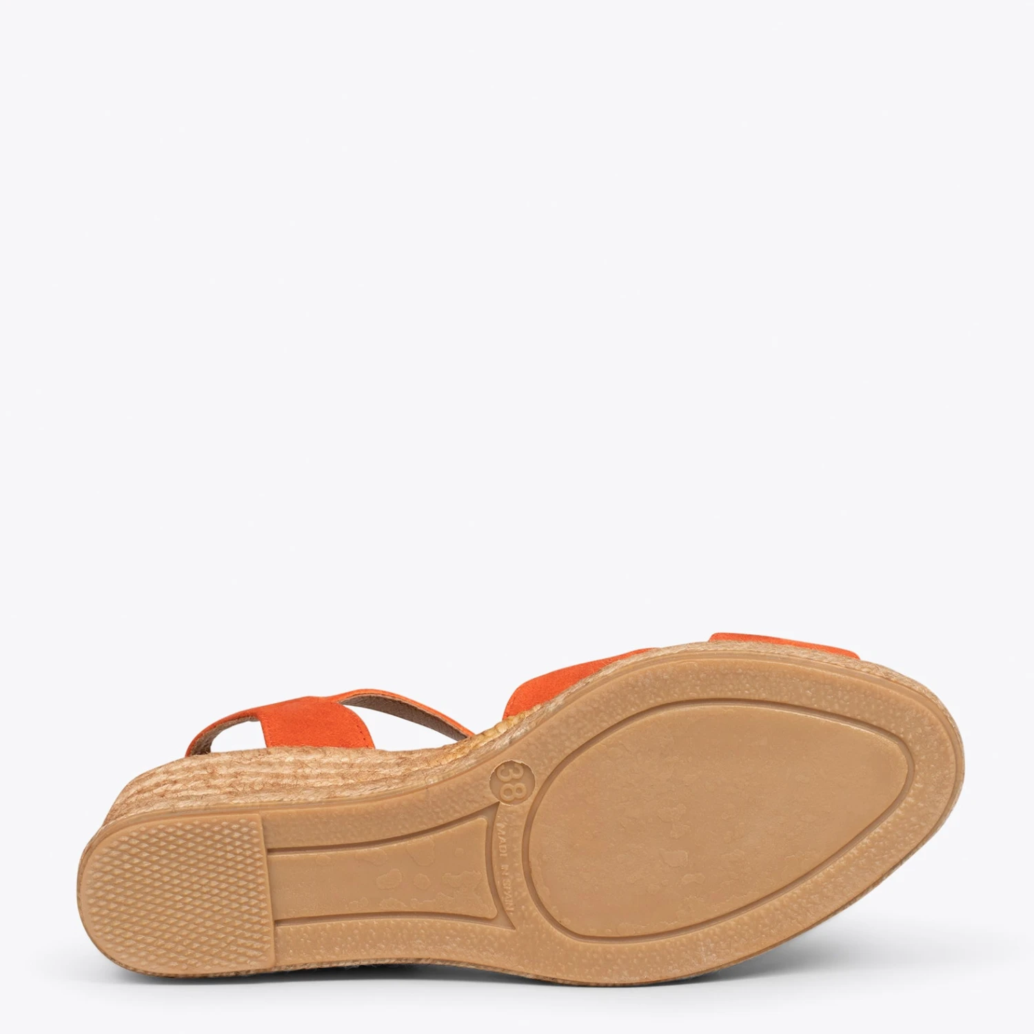 CALPE – Espadrilles Artisanales à Lanières Et Boucle ORANGE – Image 5