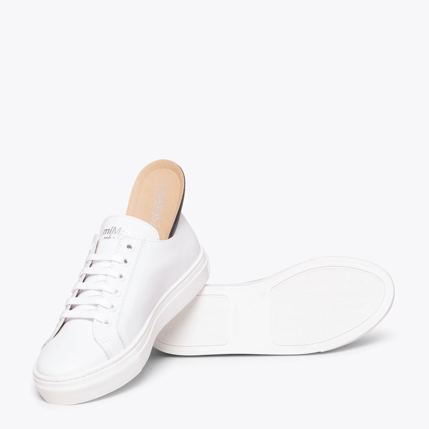 SKATE - Baskets à Lacets BLANC – Image 6