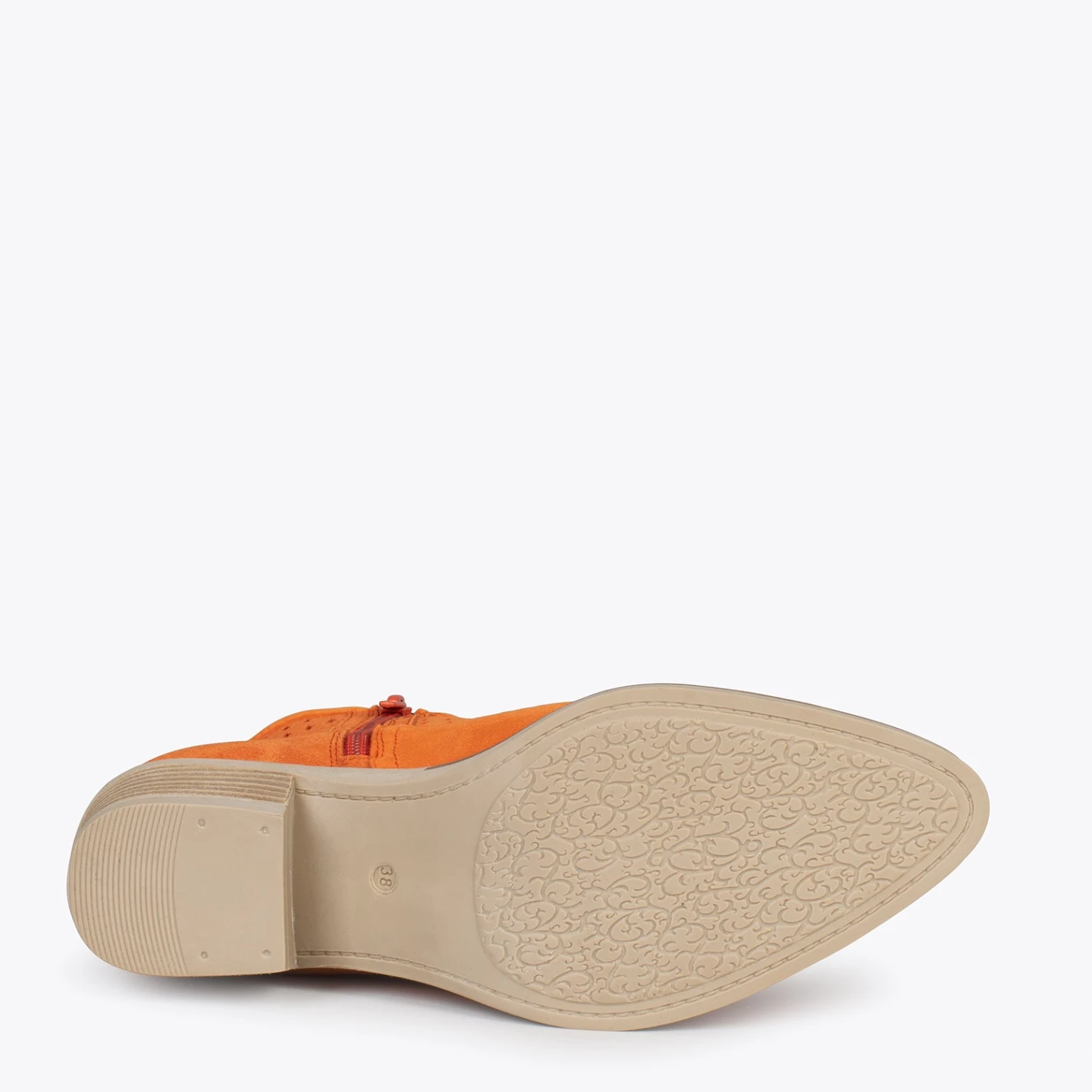 HOUSTON –Bottines Western ORANGE – Image 5