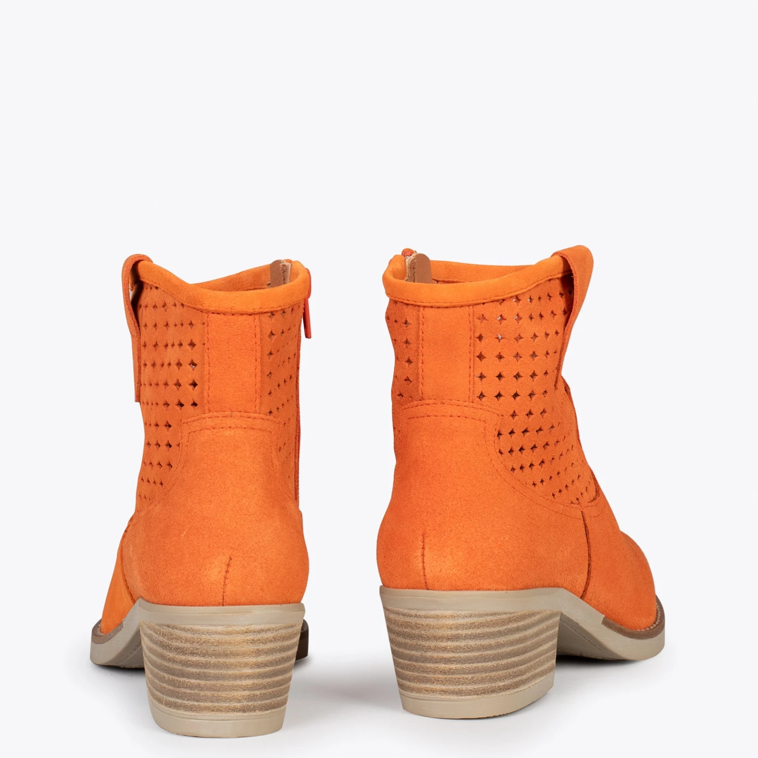 HOUSTON –Bottines Western ORANGE – Image 3