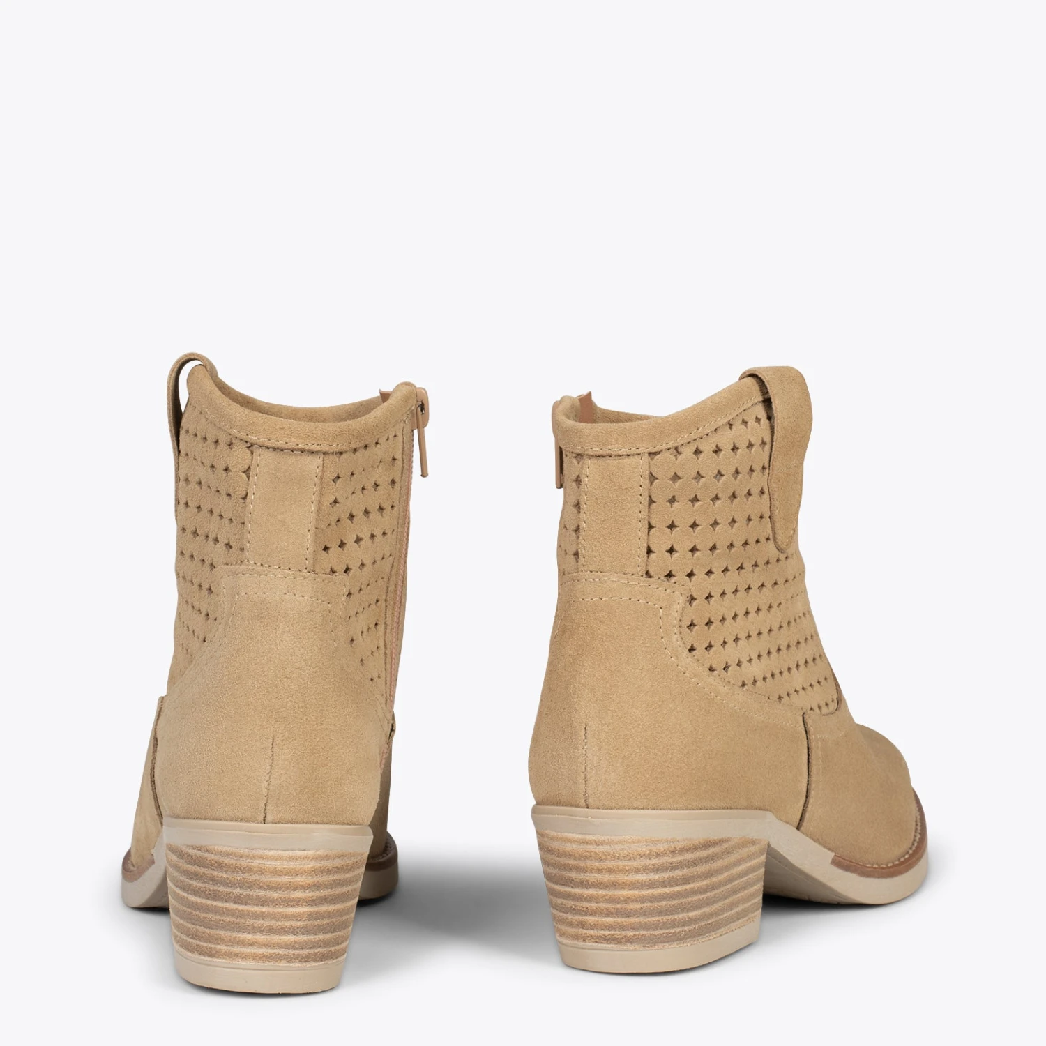 HOUSTON –Bottines Western BEIGE – Image 3