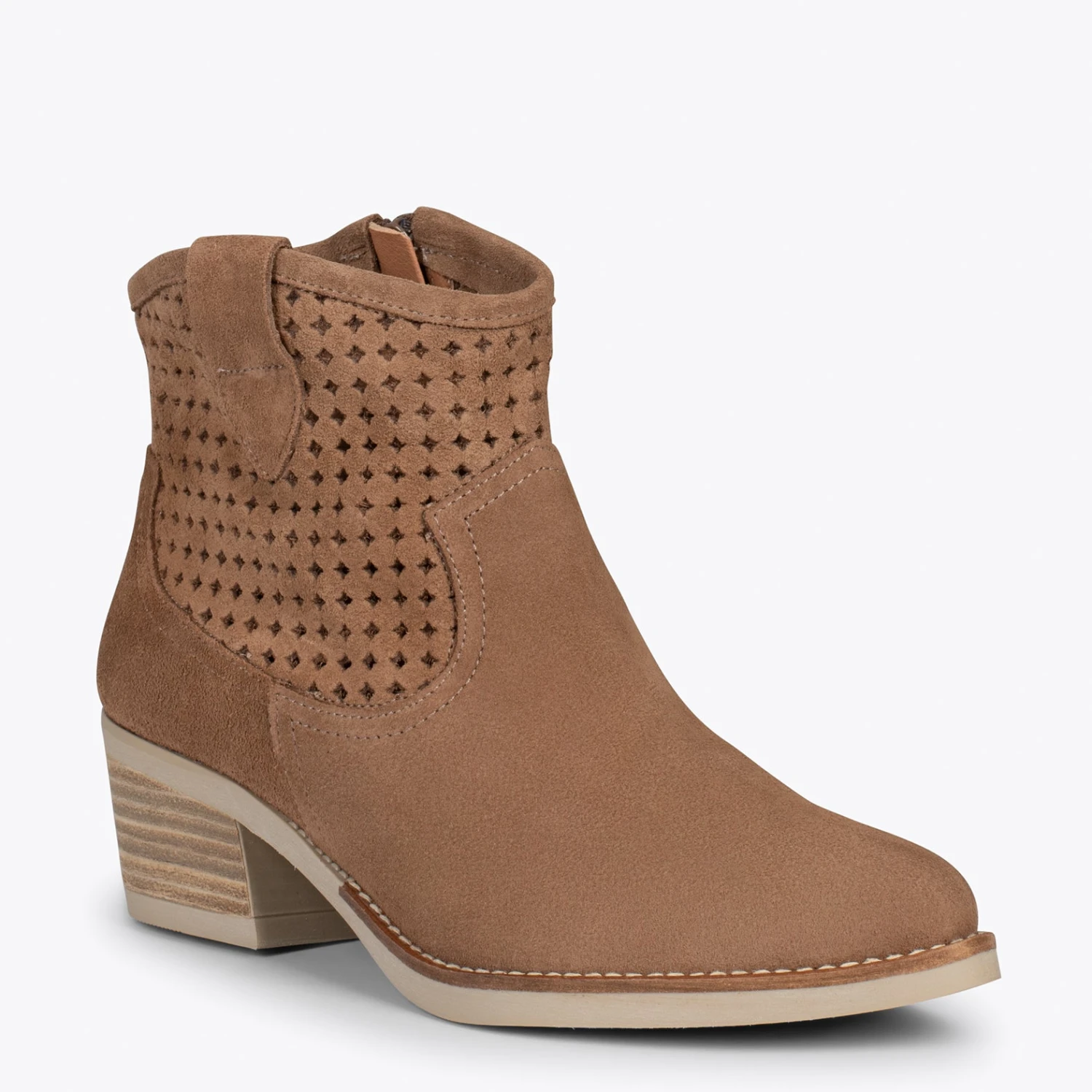HOUSTON –Bottines Western TAUPE – Image 4
