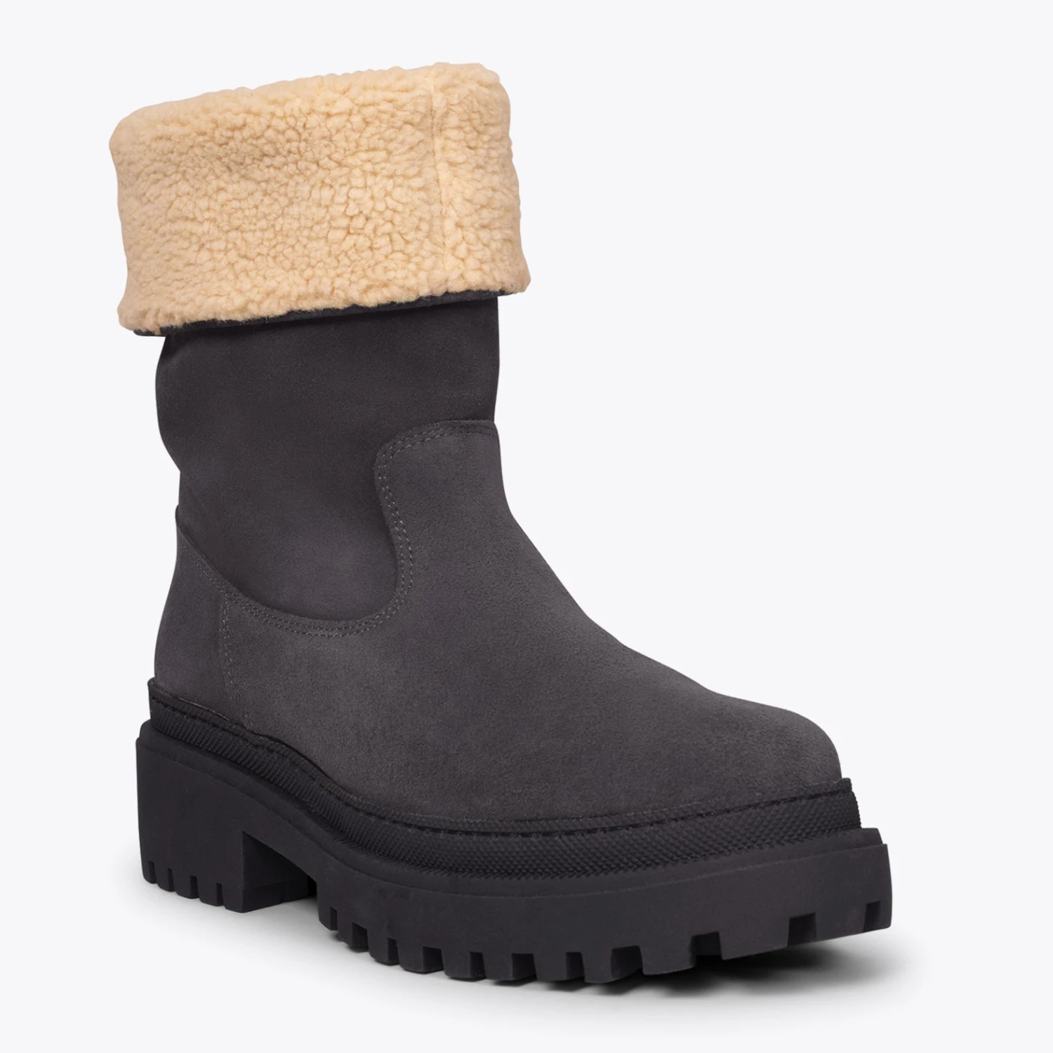 POLAR - Bottes GRIS En Cuir Hydrofuge – Image 4