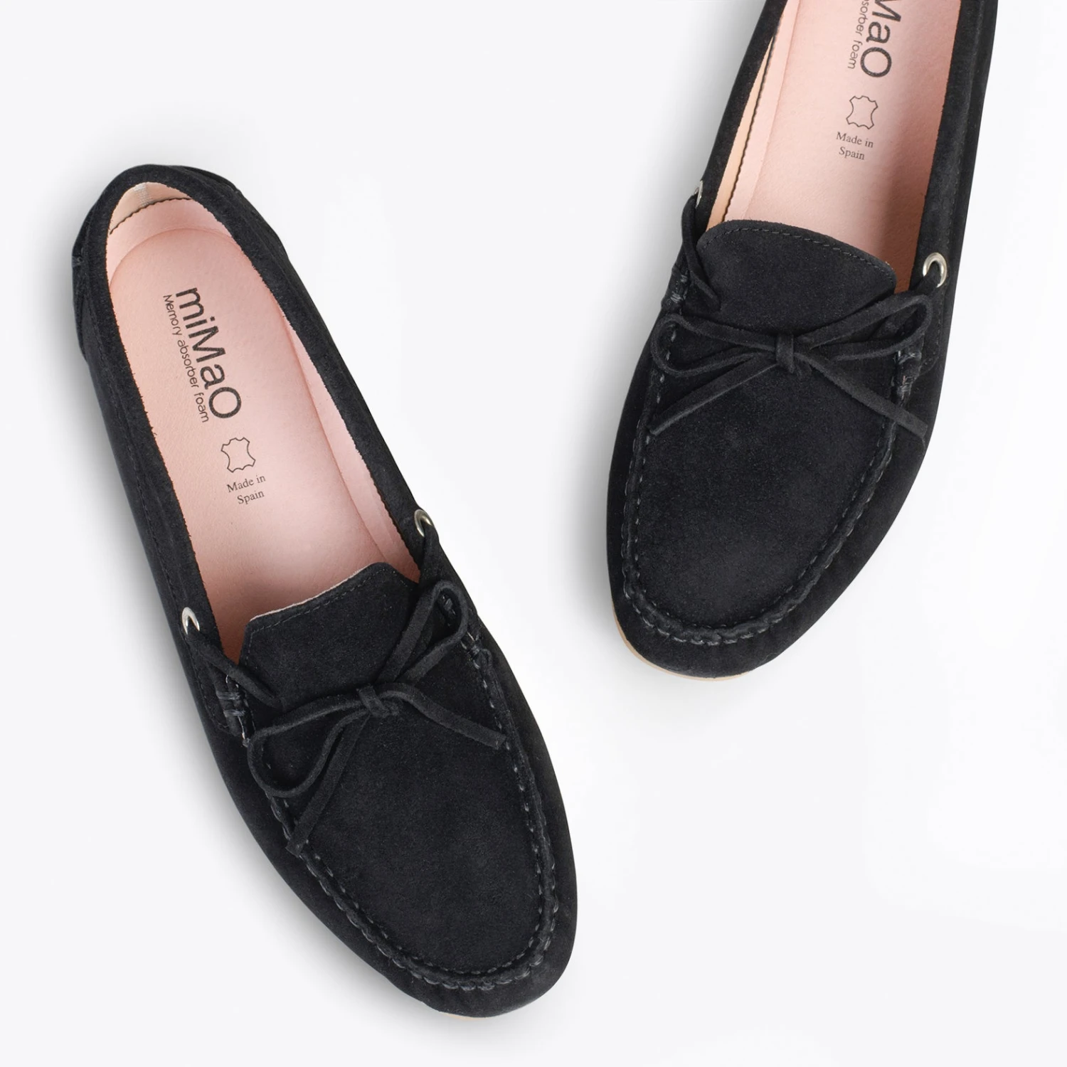 BOUCLE – Mocassins Pour Femme à Semelle Amovible NOIR – Image 2