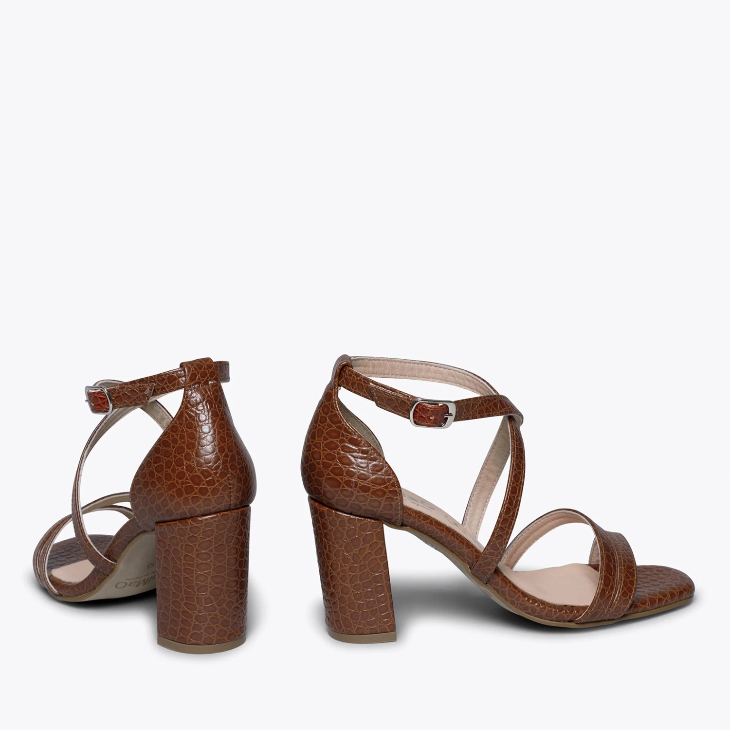 STYLE - Sandale Habillée MARRON Avec Lanières – Image 4