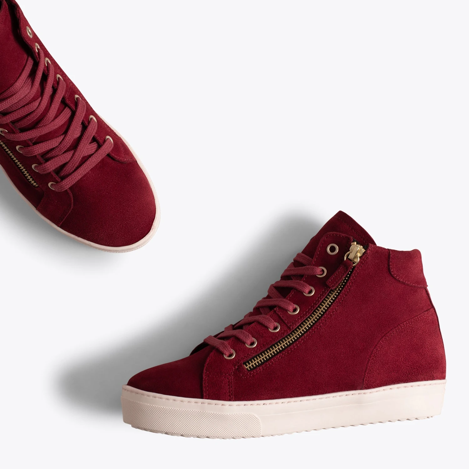 STAR - Baskets Compensées Pour Femmes ROUGE – Image 2