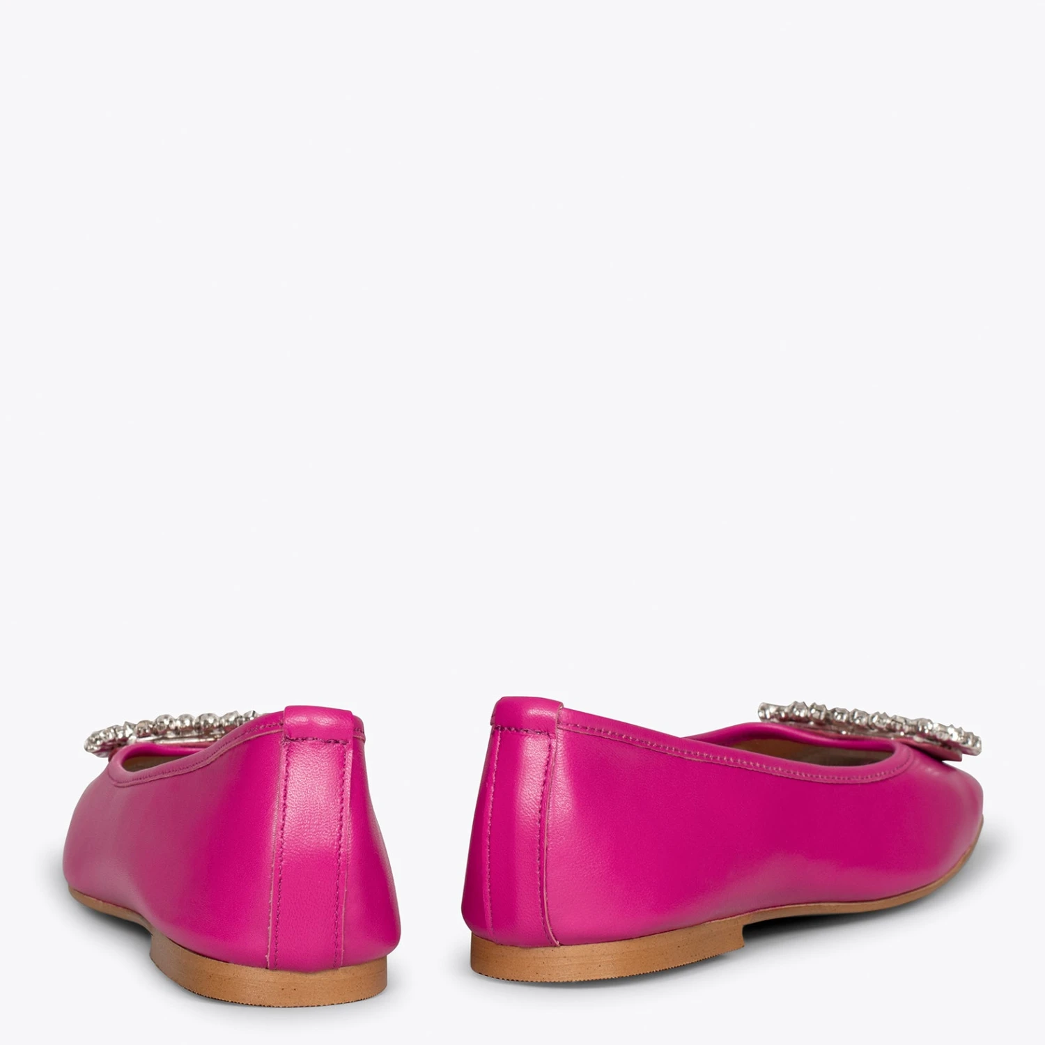 BIJOU - Chaussures Plates Avec Broche FUCHSIA – Image 3
