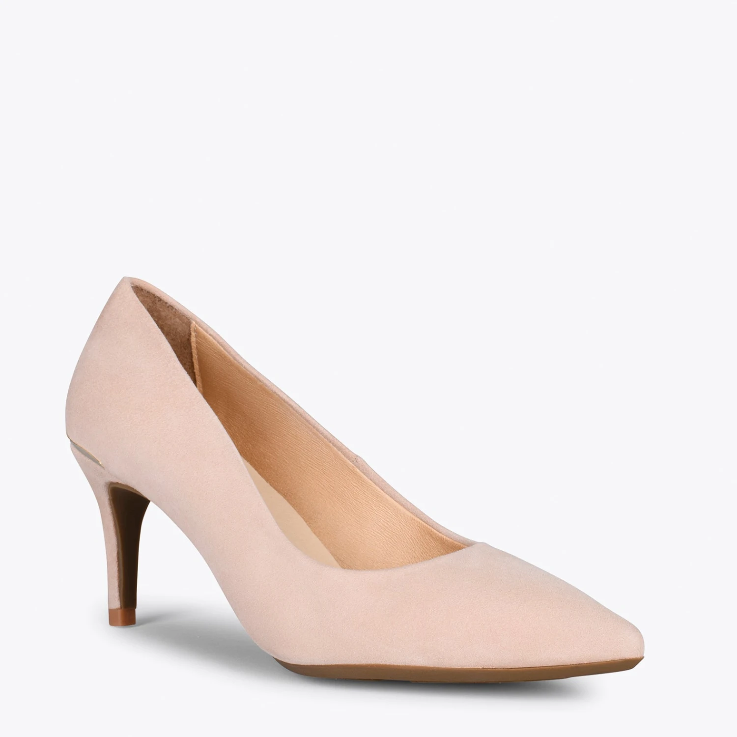 STILETTO MIDNIGHT – Chaussures à Talon Aiguille Et Détail Métallique NUDE – Image 4