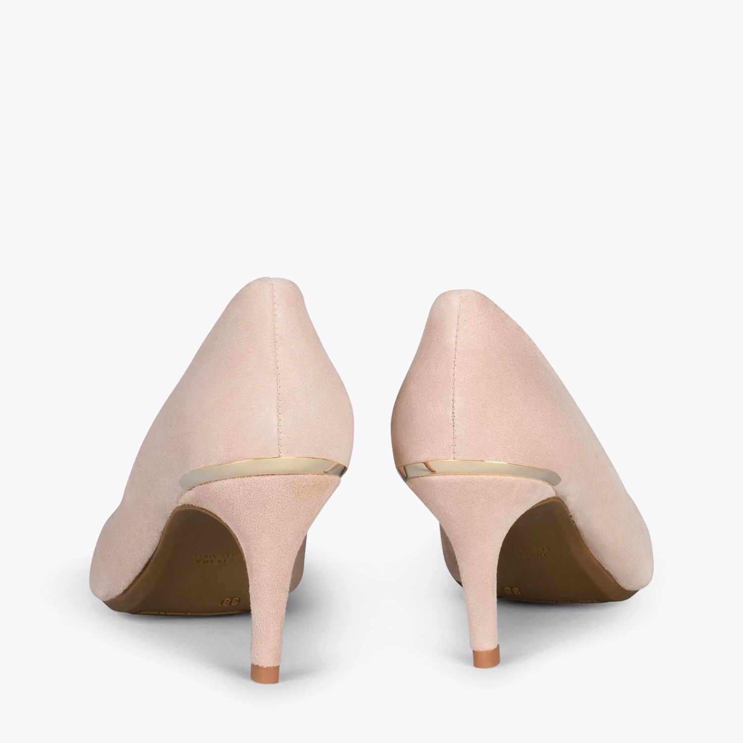 STILETTO MIDNIGHT – Chaussures à Talon Aiguille Et Détail Métallique NUDE – Image 3