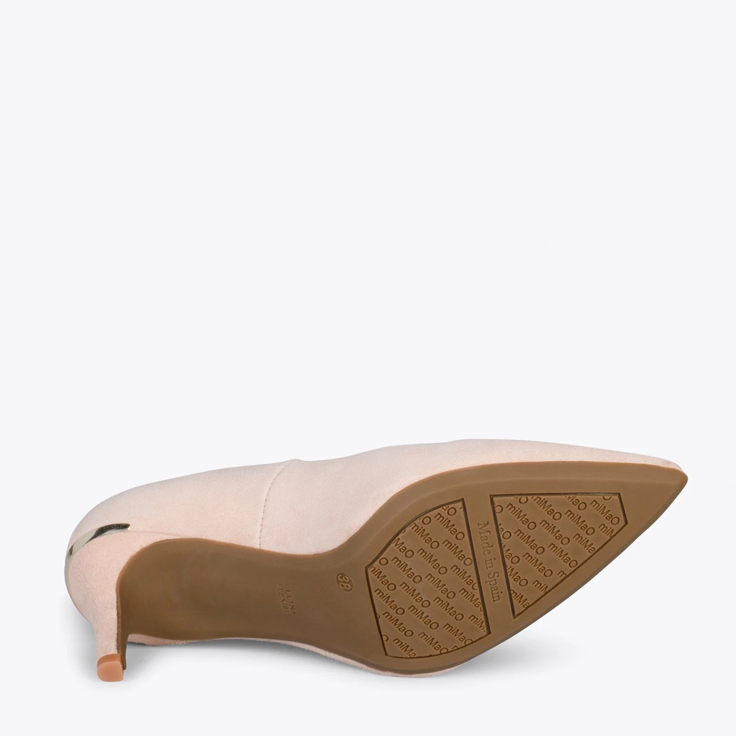 STILETTO MIDNIGHT – Chaussures à Talon Aiguille Et Détail Métallique NUDE – Image 5