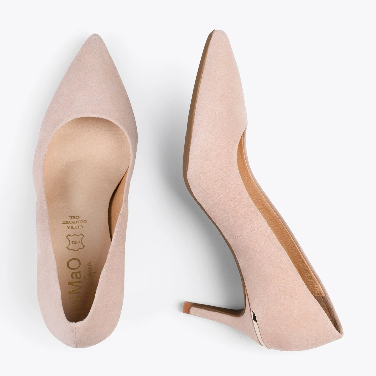 STILETTO MIDNIGHT – Chaussures à Talon Aiguille Et Détail Métallique NUDE – Image 2