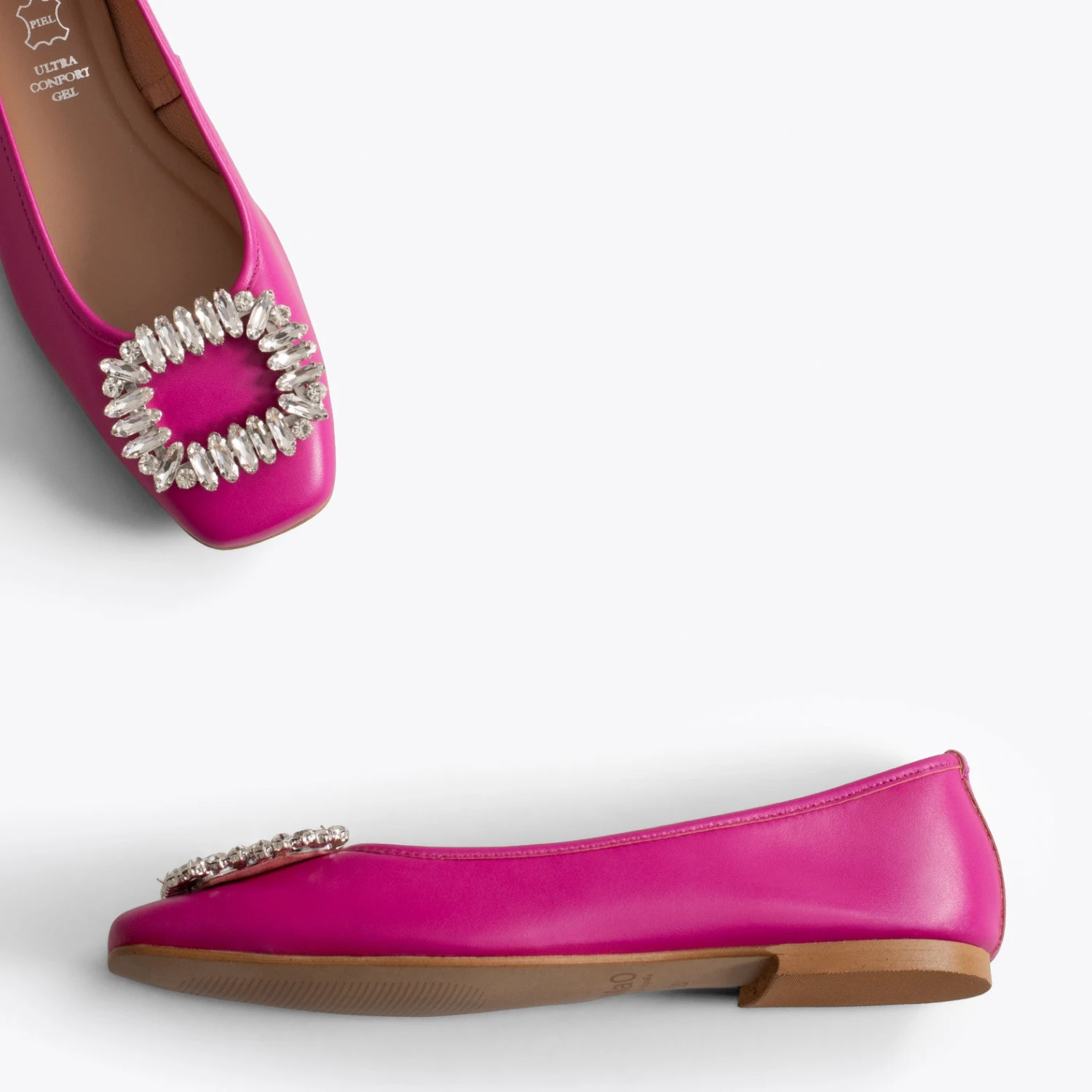 BIJOU - Chaussures Plates Avec Broche FUCHSIA – Image 2