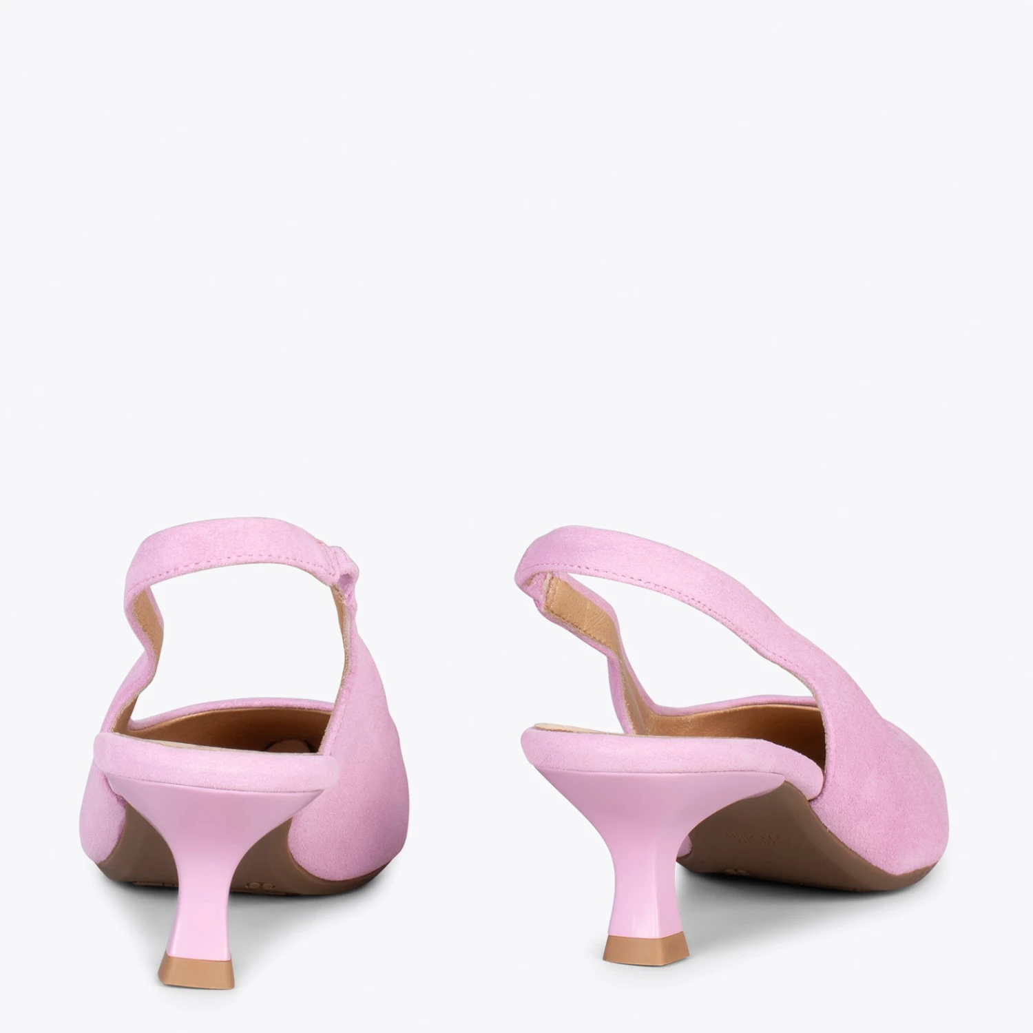 URBAN KITTEN Talon Ouvert – Chaussures à Talon évasé ROSE – Image 3