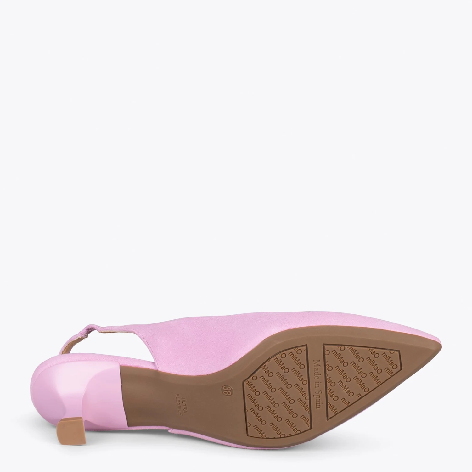 URBAN KITTEN Talon Ouvert – Chaussures à Talon évasé ROSE – Image 5