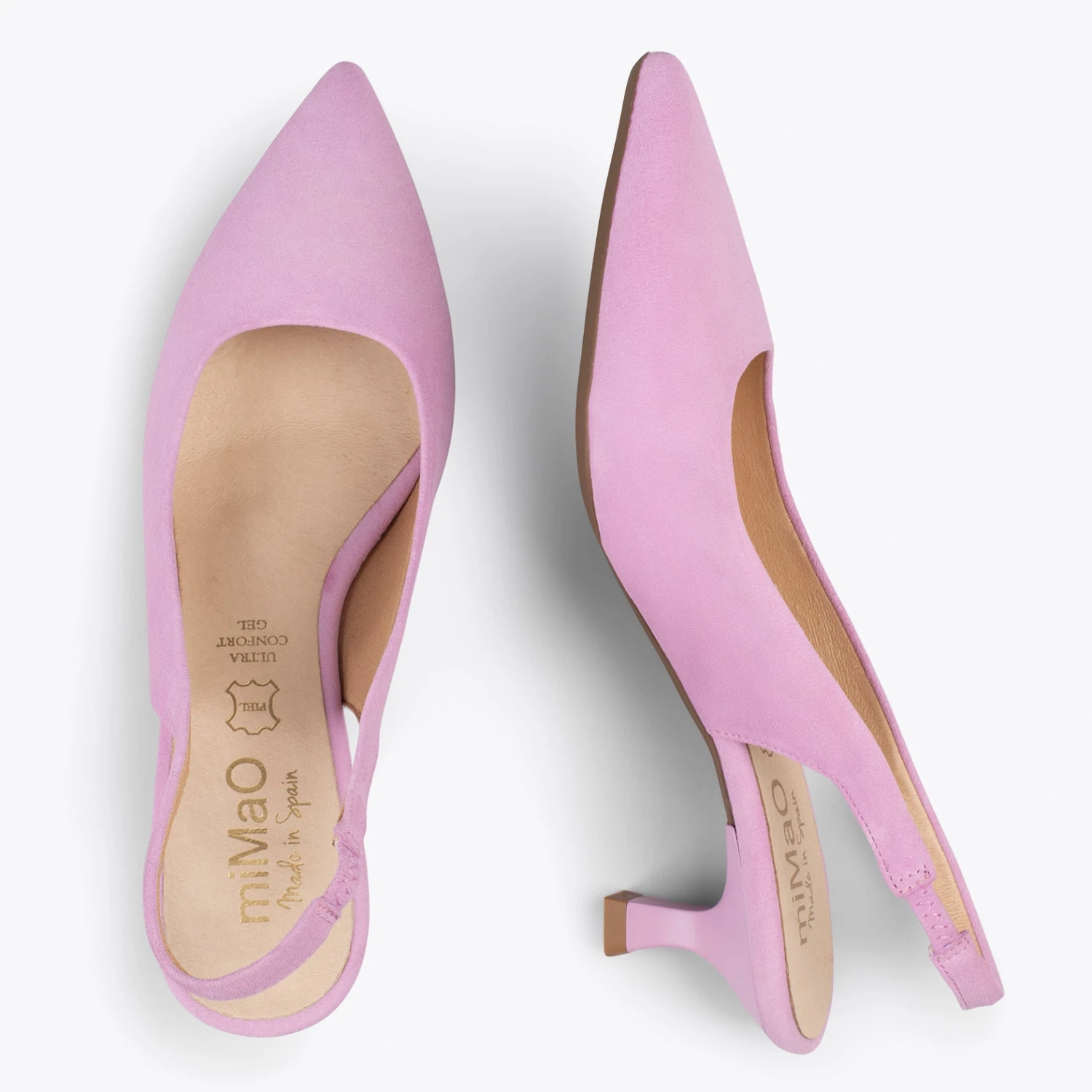 URBAN KITTEN Talon Ouvert – Chaussures à Talon évasé ROSE – Image 2