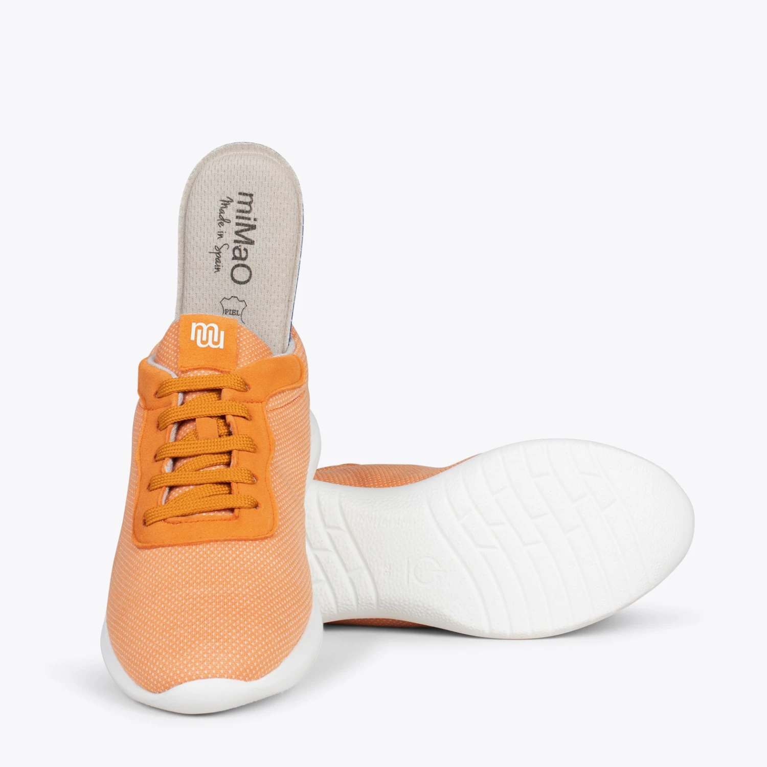 YOGA – Baskets En Laine Mérinos PÊCHE – Image 5