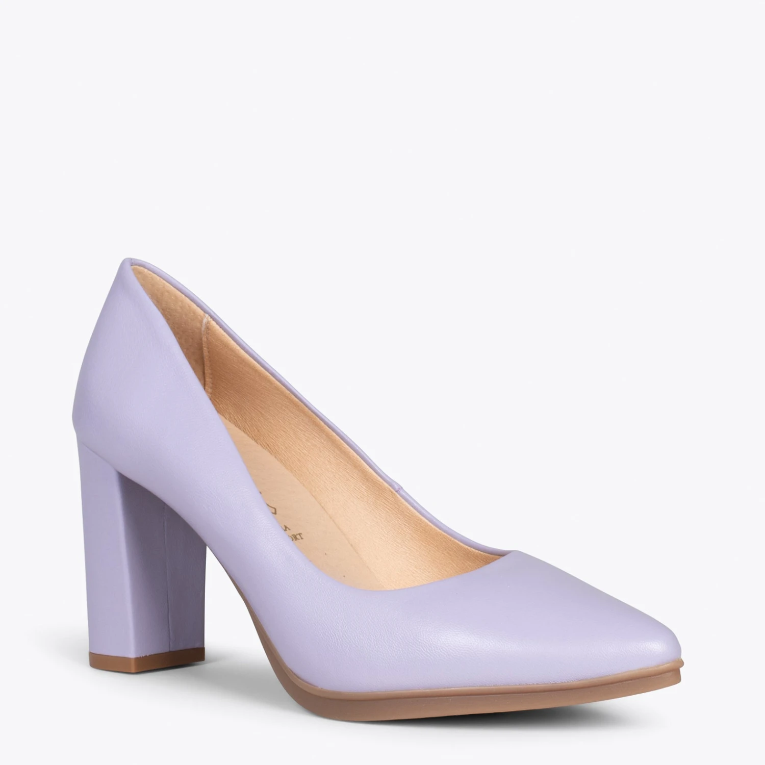 URBAN SOIRÉE - Chaussures à Talon Haut En Cuir Nappa LILA – Image 4