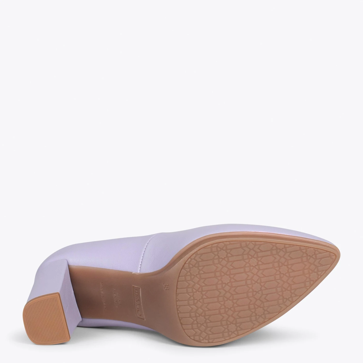 URBAN SOIRÉE - Chaussures à Talon Haut En Cuir Nappa LILA – Image 5