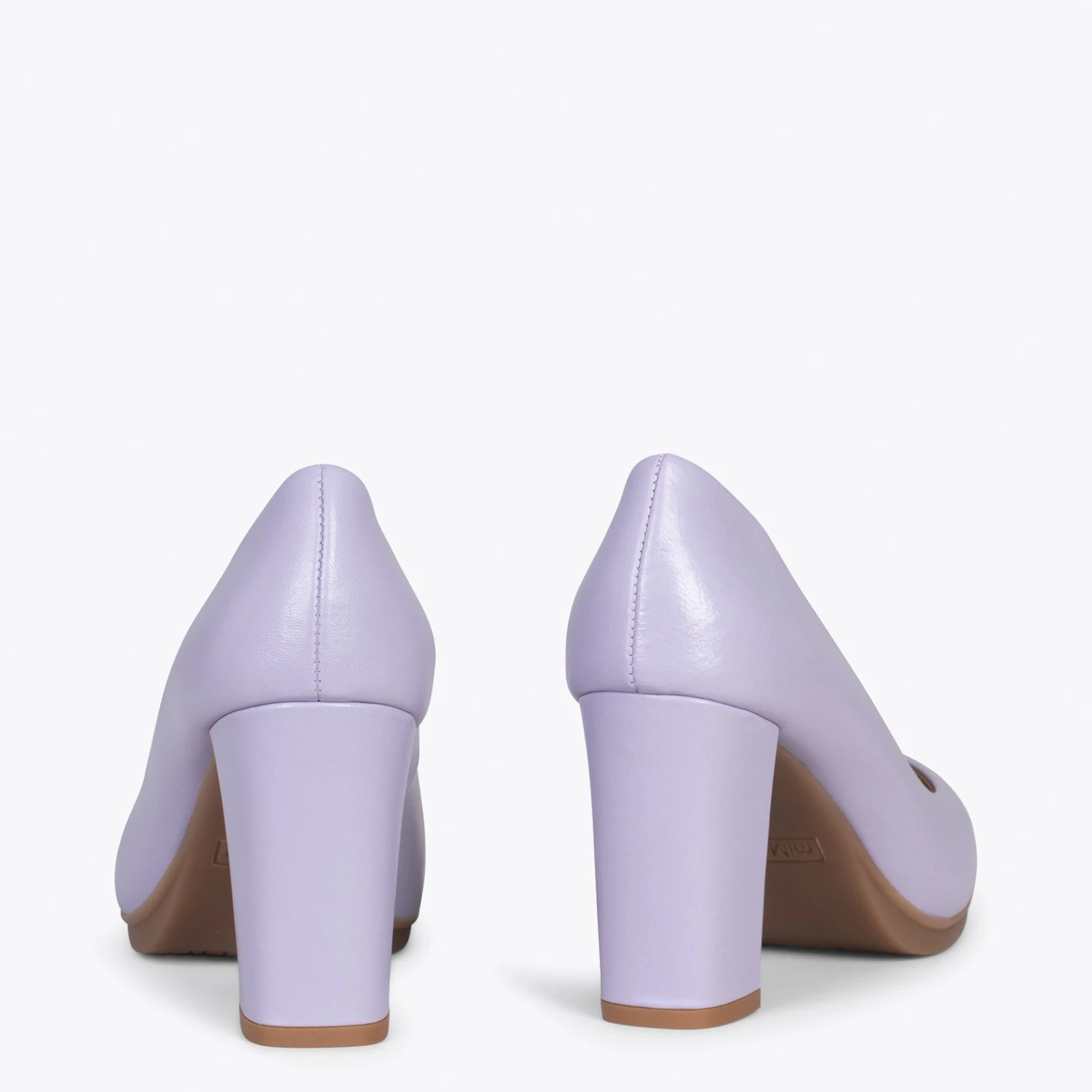 URBAN SOIRÉE - Chaussures à Talon Haut En Cuir Nappa LILA – Image 3