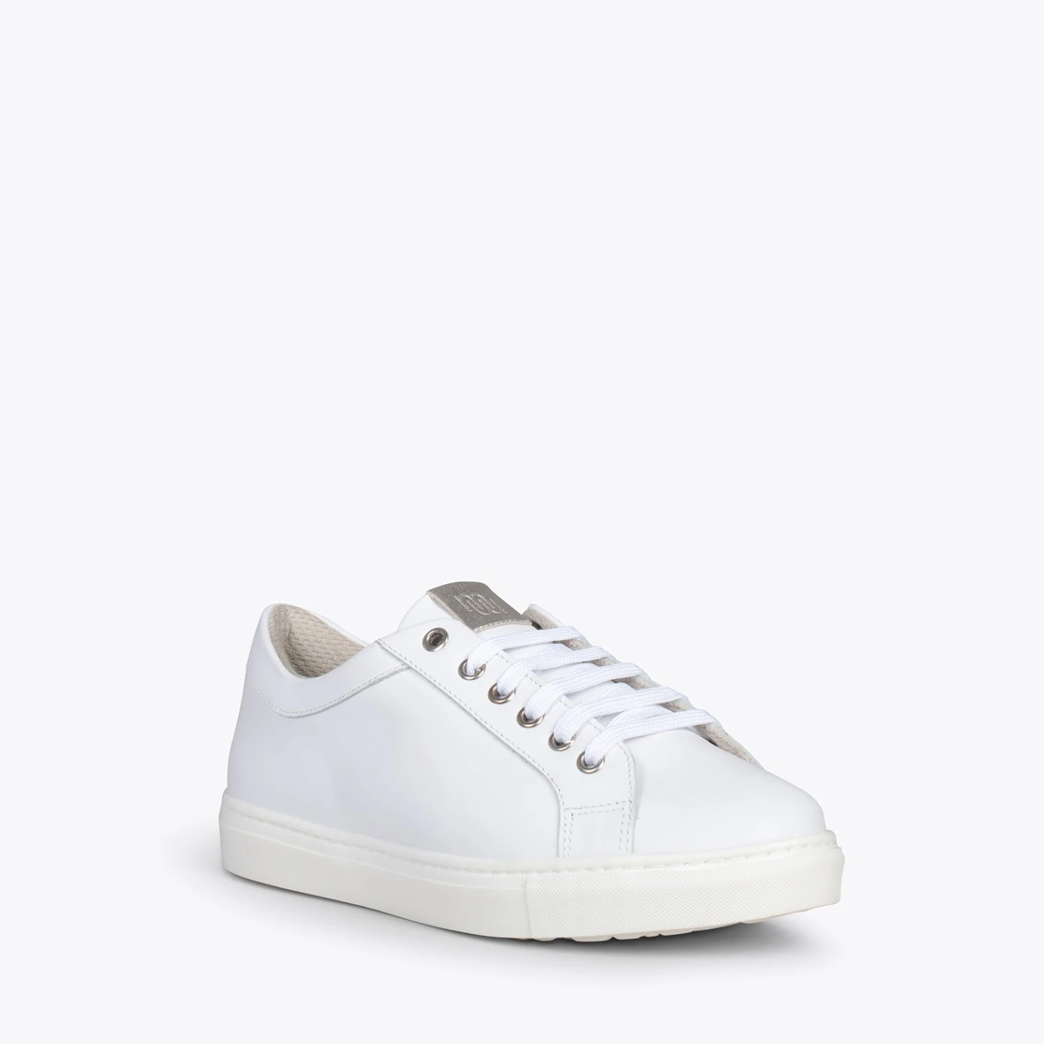 SNEAKER – Baskets Casual Pour Femme BLANC-ARGENTÉ – Image 4
