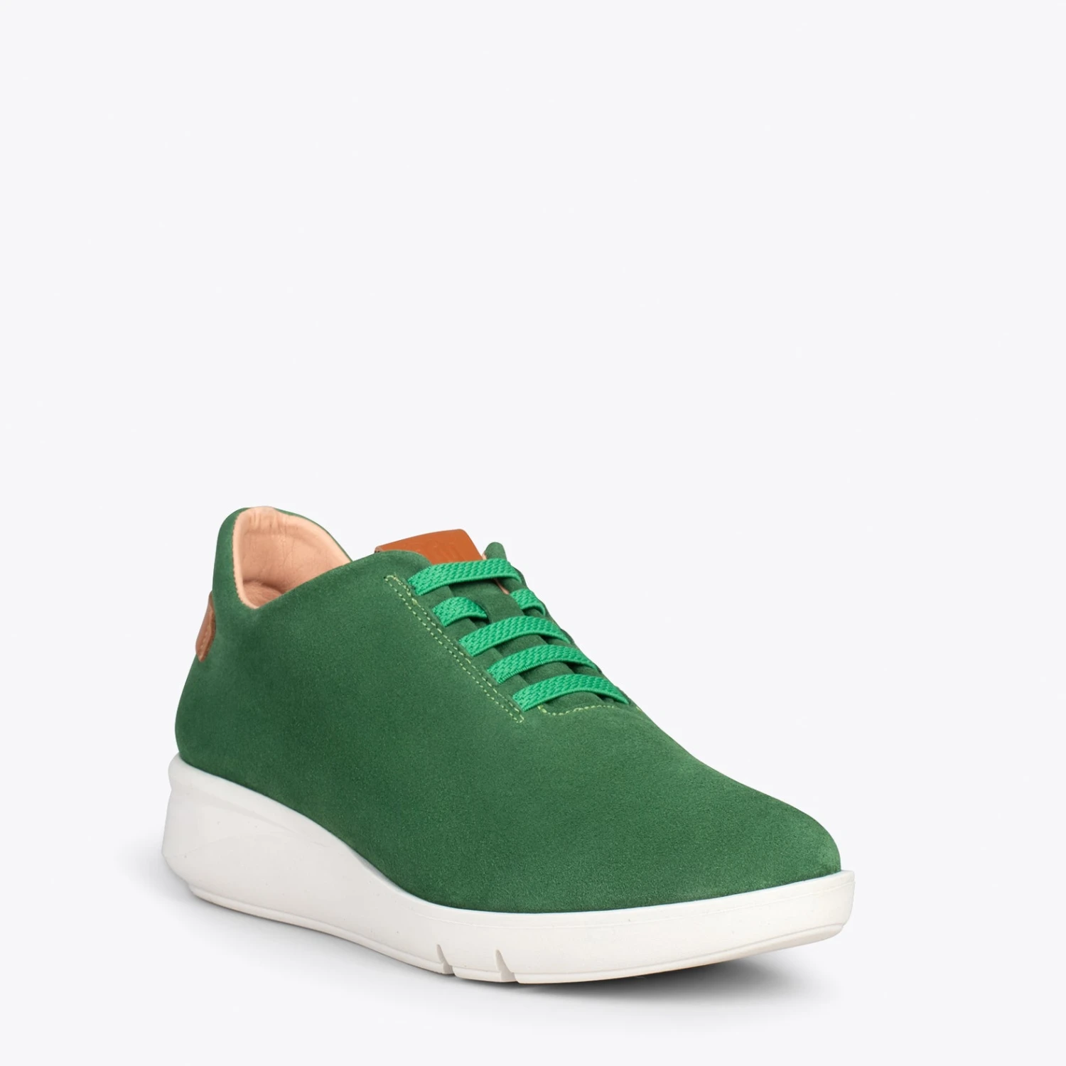 FLY – Chaussures Décontractées à Talon Compensé VERT – Image 4