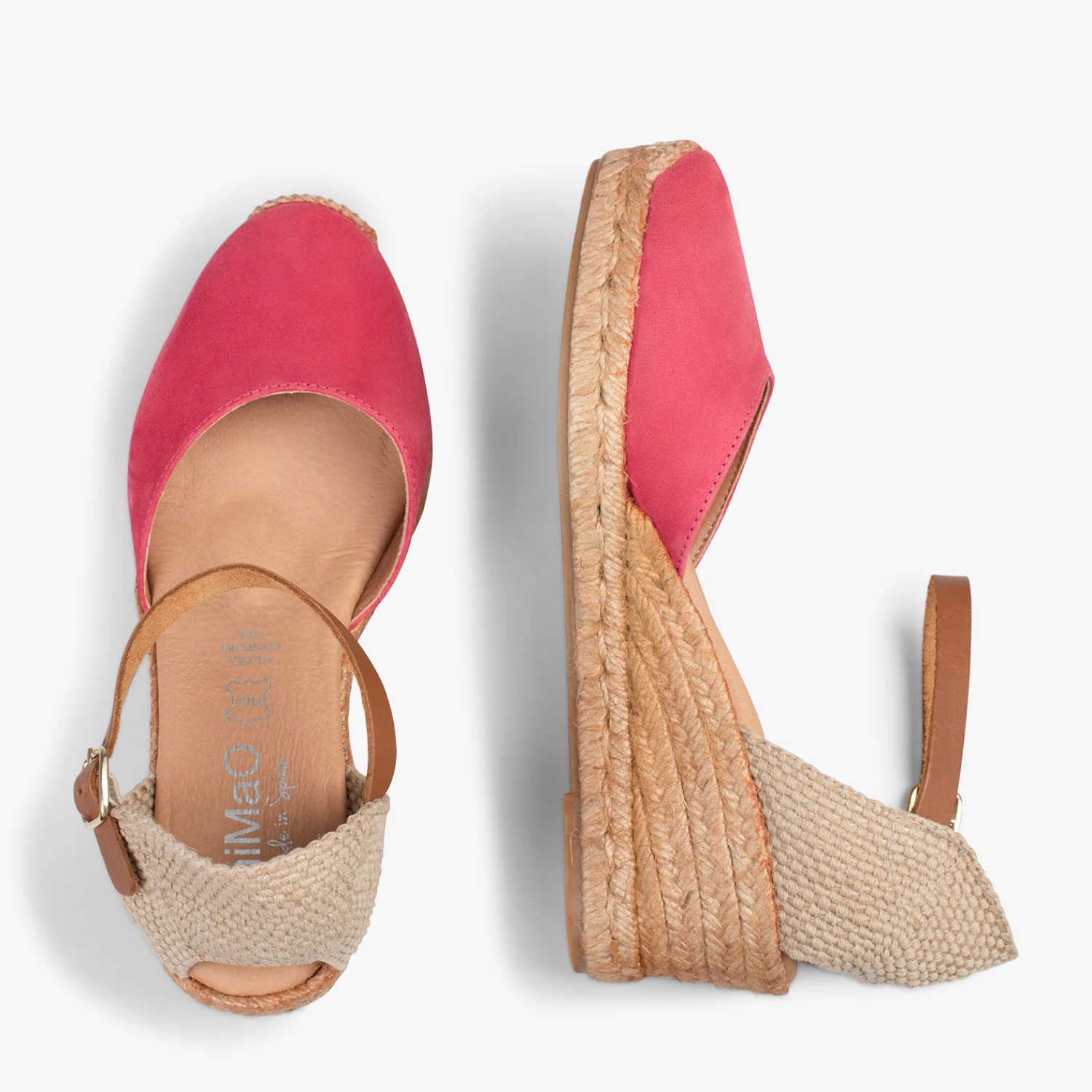 ALTEA - Espadrilles à Talon Moyen FUCHSIA – Image 2