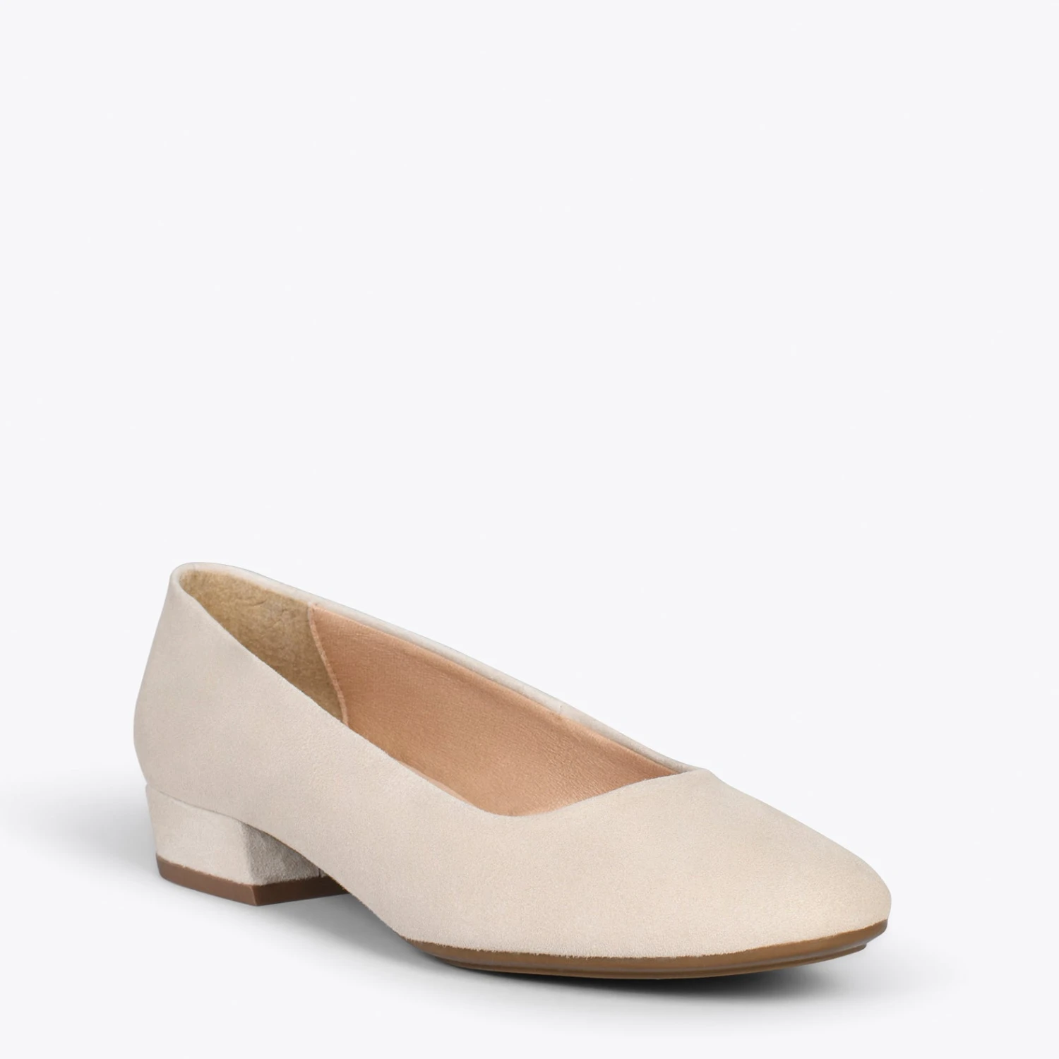 URBAN XS – Chaussures à Talon Bas En Cuir Daim OS – Image 4