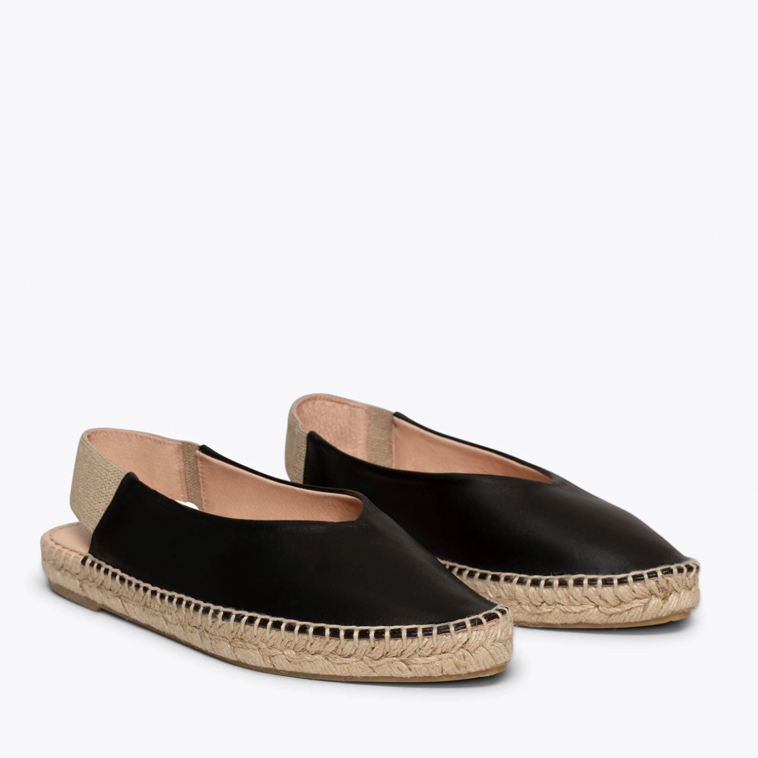 DENIA - Espadrilles Talon Ouvert NOIR – Image 2
