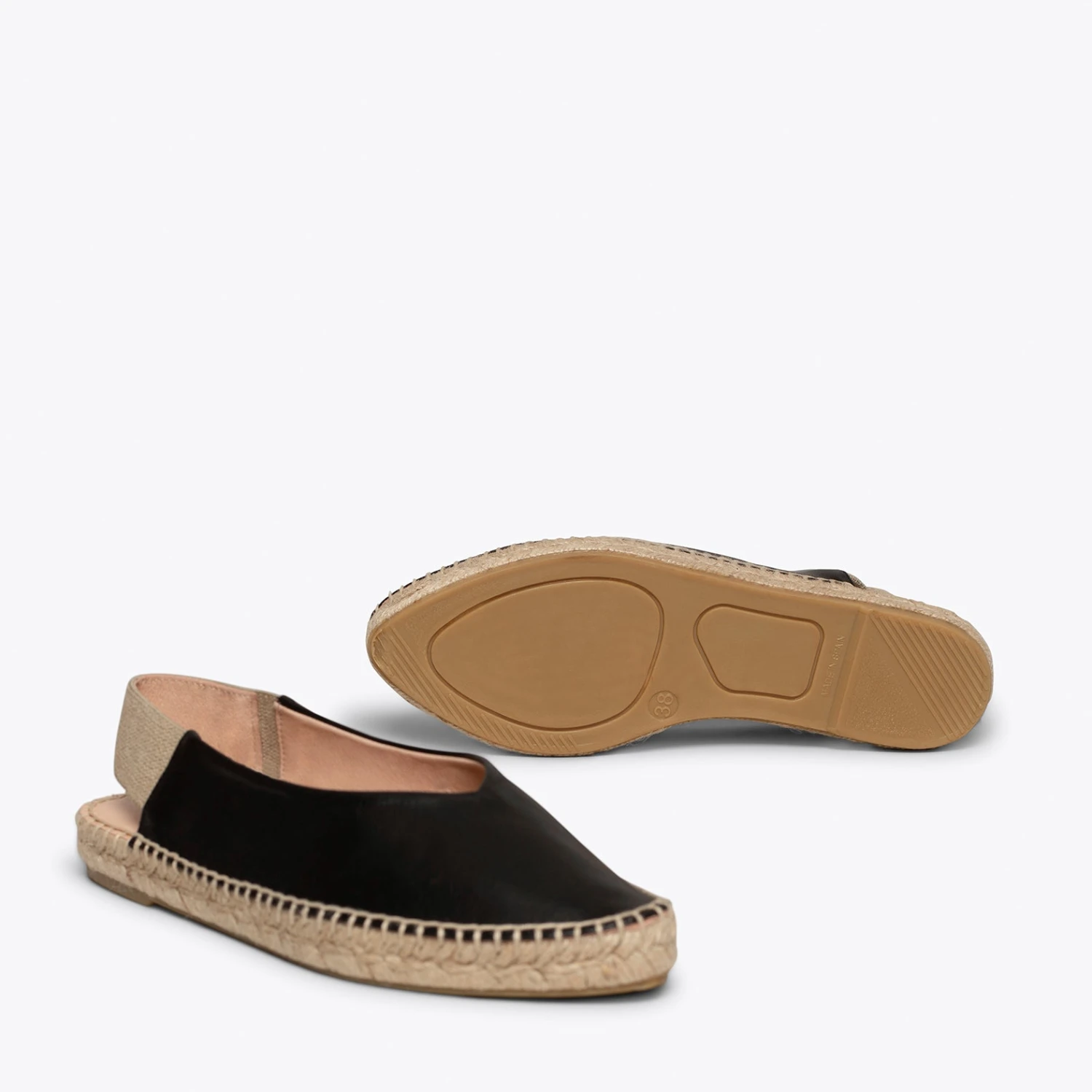 DENIA - Espadrilles Talon Ouvert NOIR – Image 6